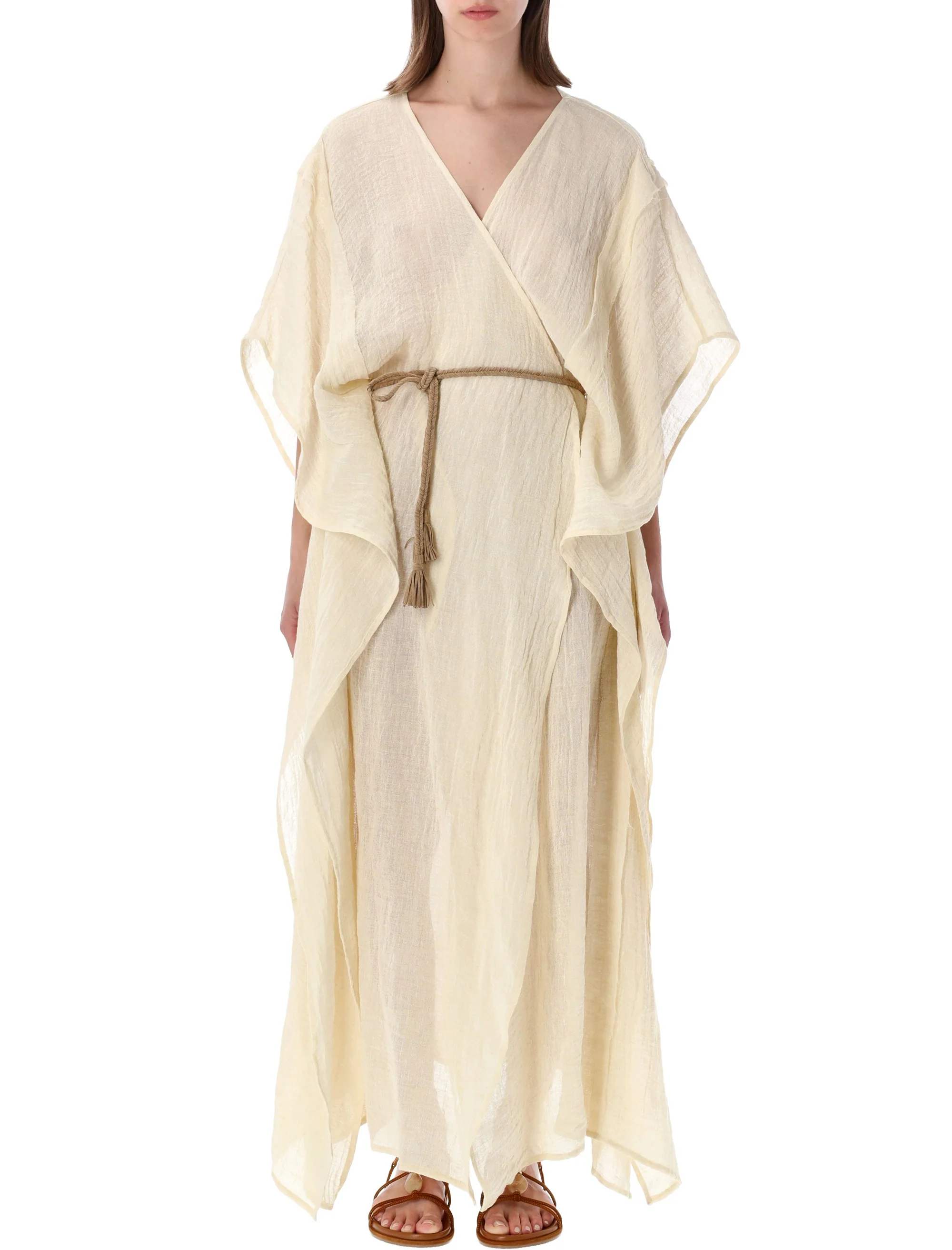 120% Lino Effortlessly Chic Linen Blend Mini Dress for Women