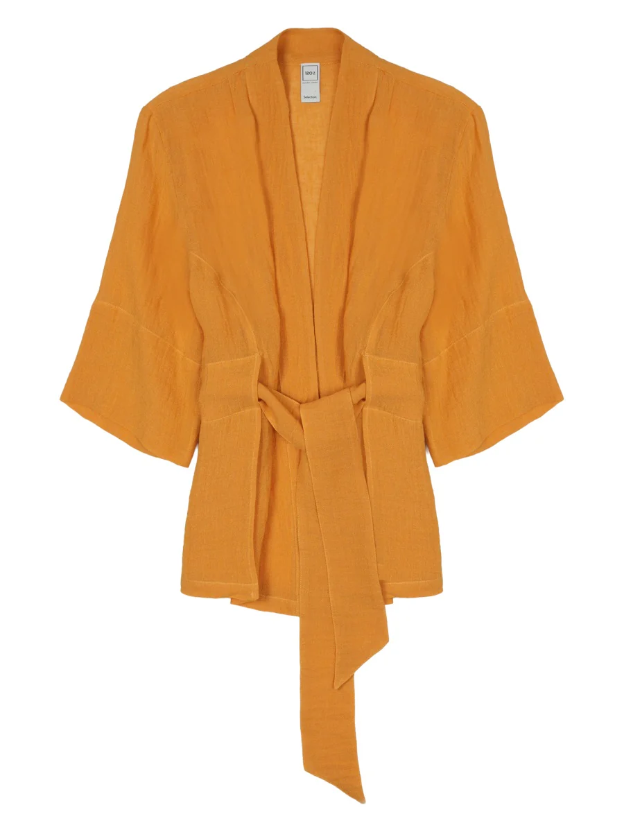 120% Lino Elegant Women's Mini Jacket - SS26 Collection