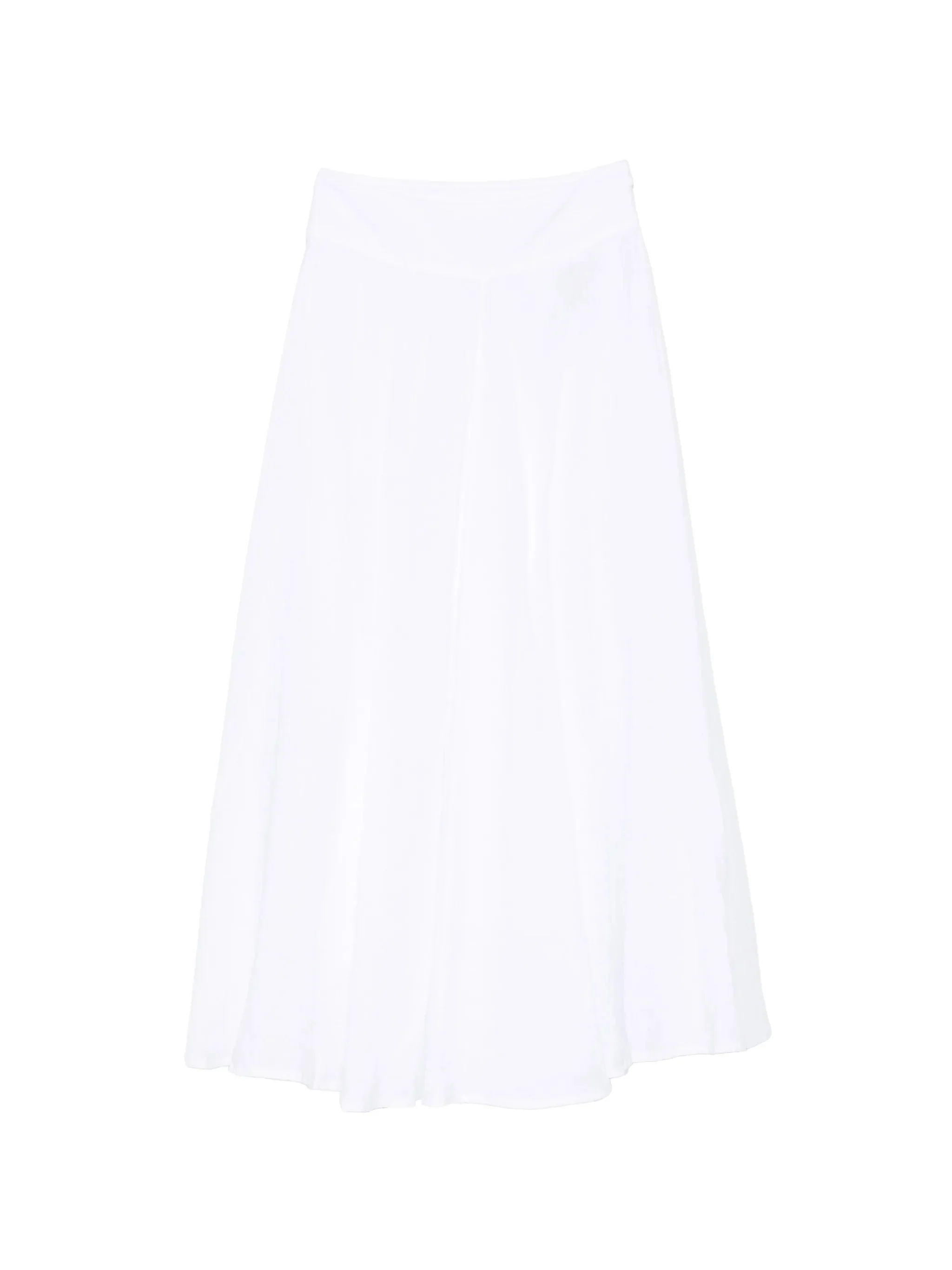 120% LINO Flared Maxi Wrap Skirt Tropical