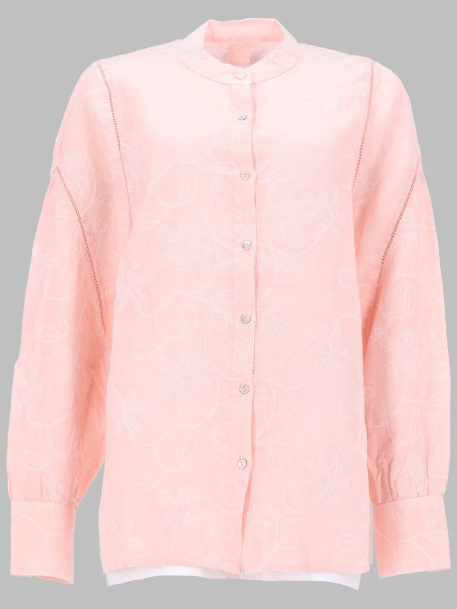 120% Lino Linen Button-Up Mini Shirt
