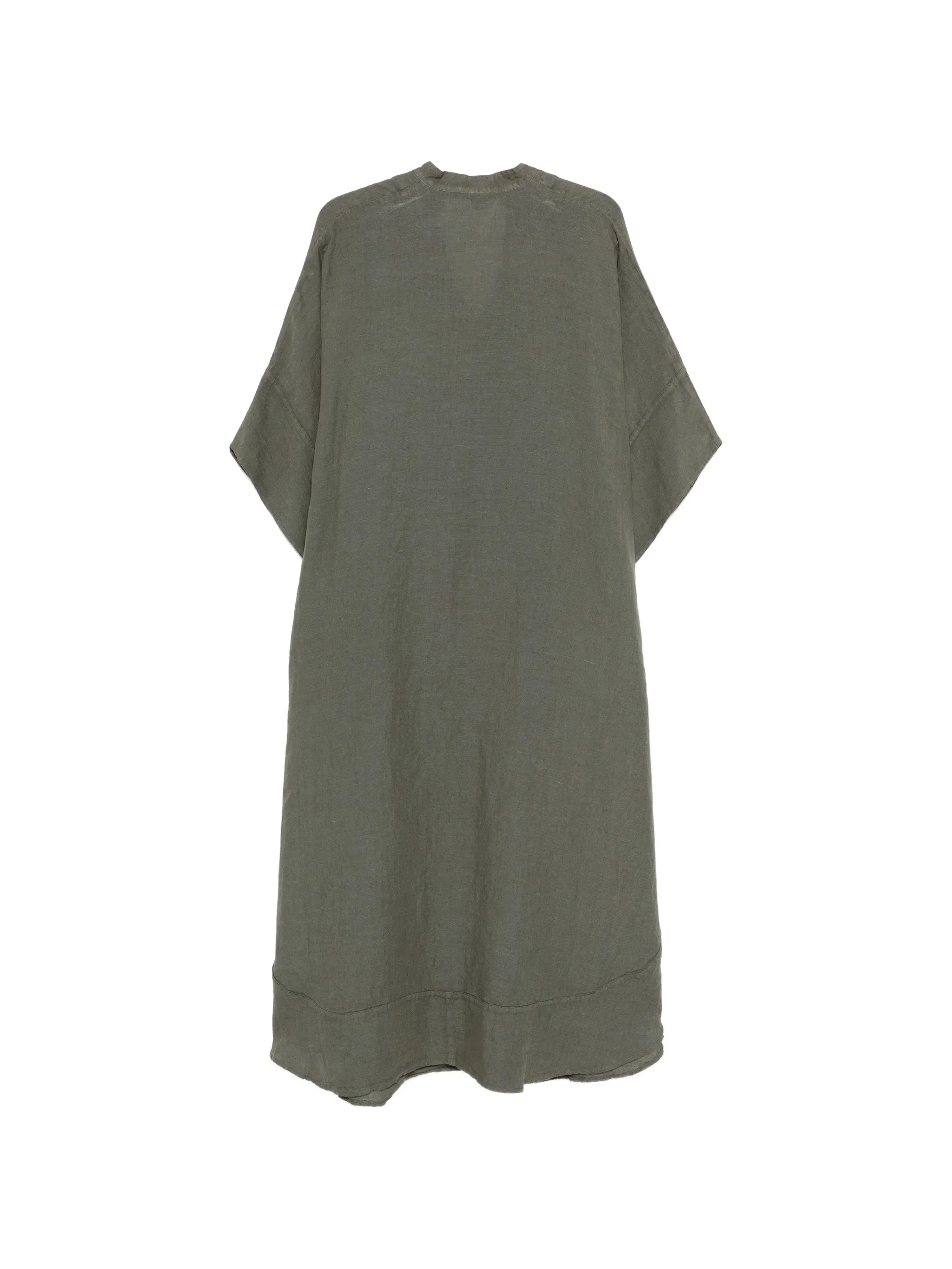 120% Lino Linen Kaftan V-Neck with Slits - Image 2