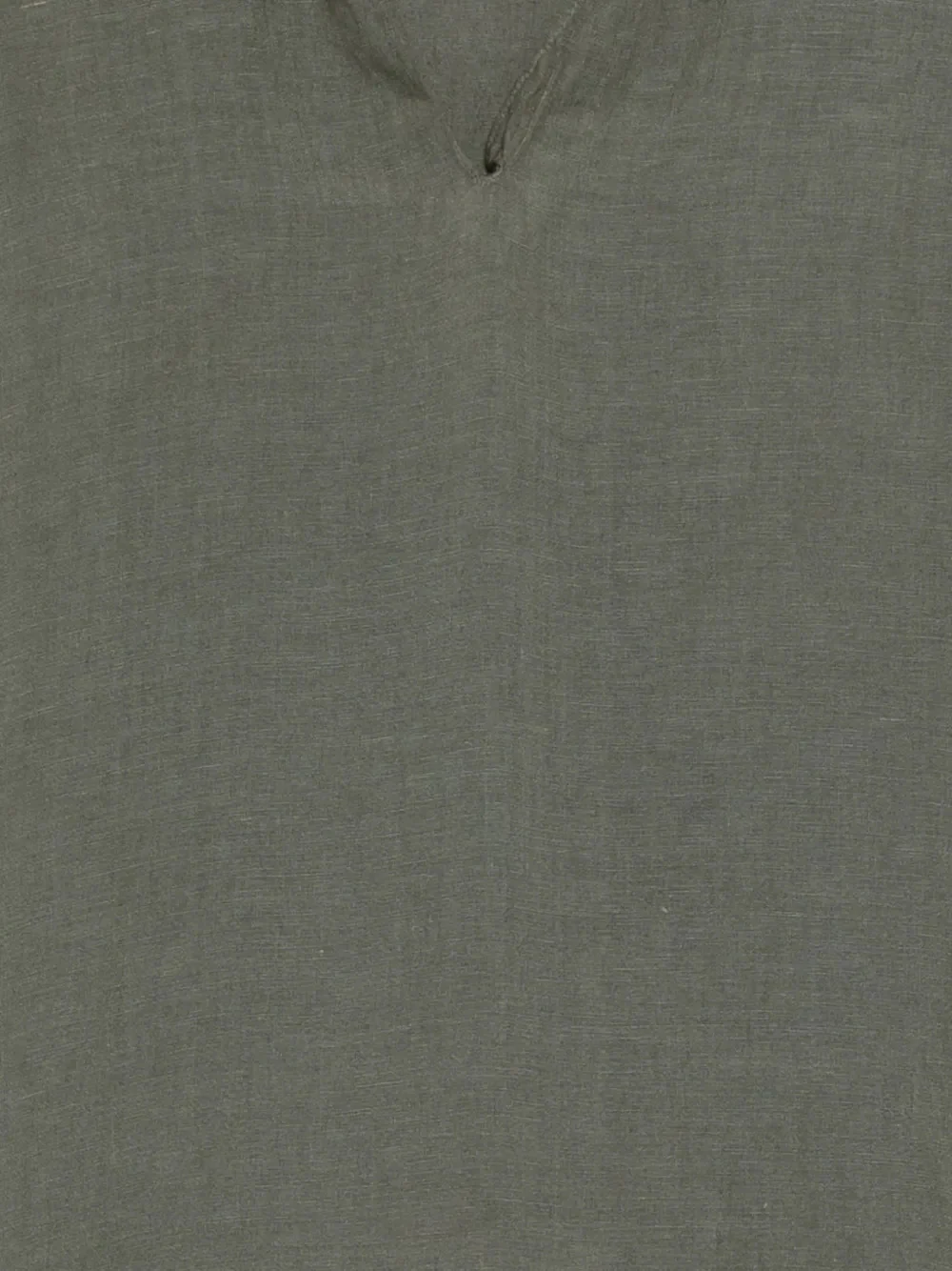120% Lino Linen Kaftan V-Neck with Slits - Image 3