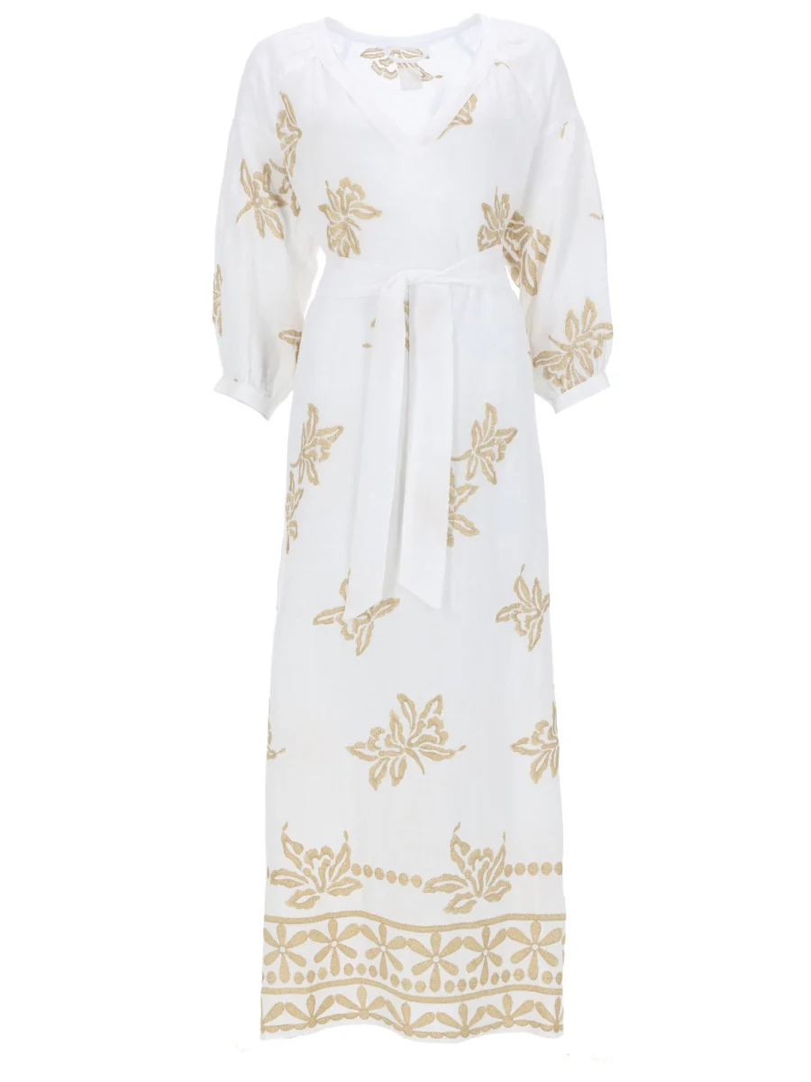 120% Lino Linen Mini Dress for Women - SS26 Collection