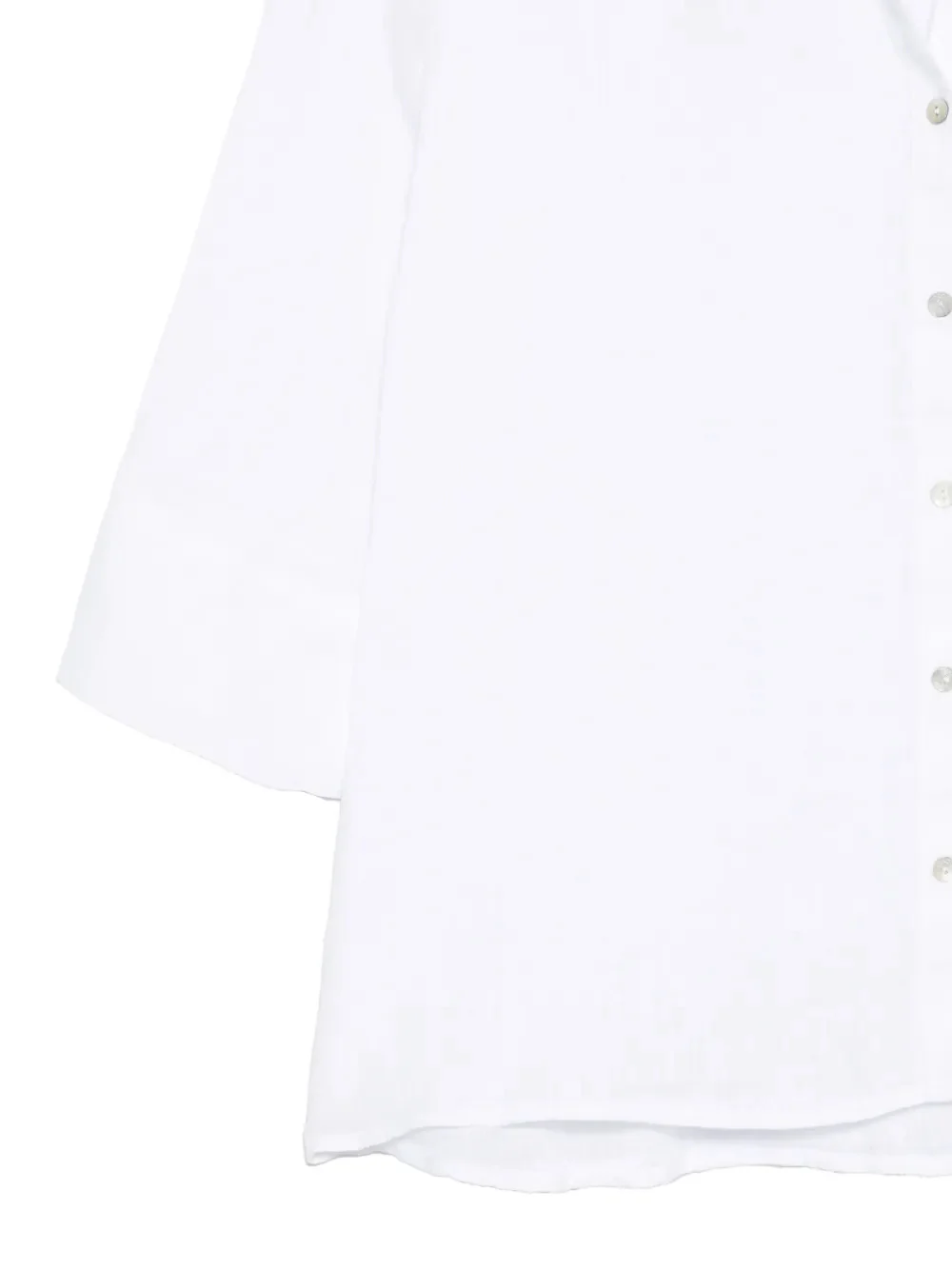 120% LINO Linen Textured Mini Shirt for Women - Image 3