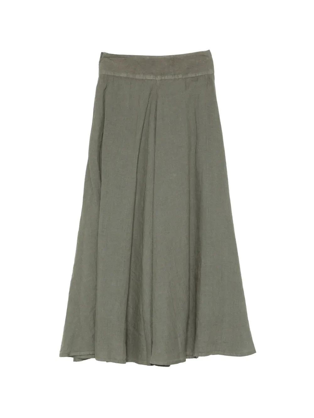120% LINO Long Linen Skirt with Side Zip Closure - Women's SS26 - Image 2