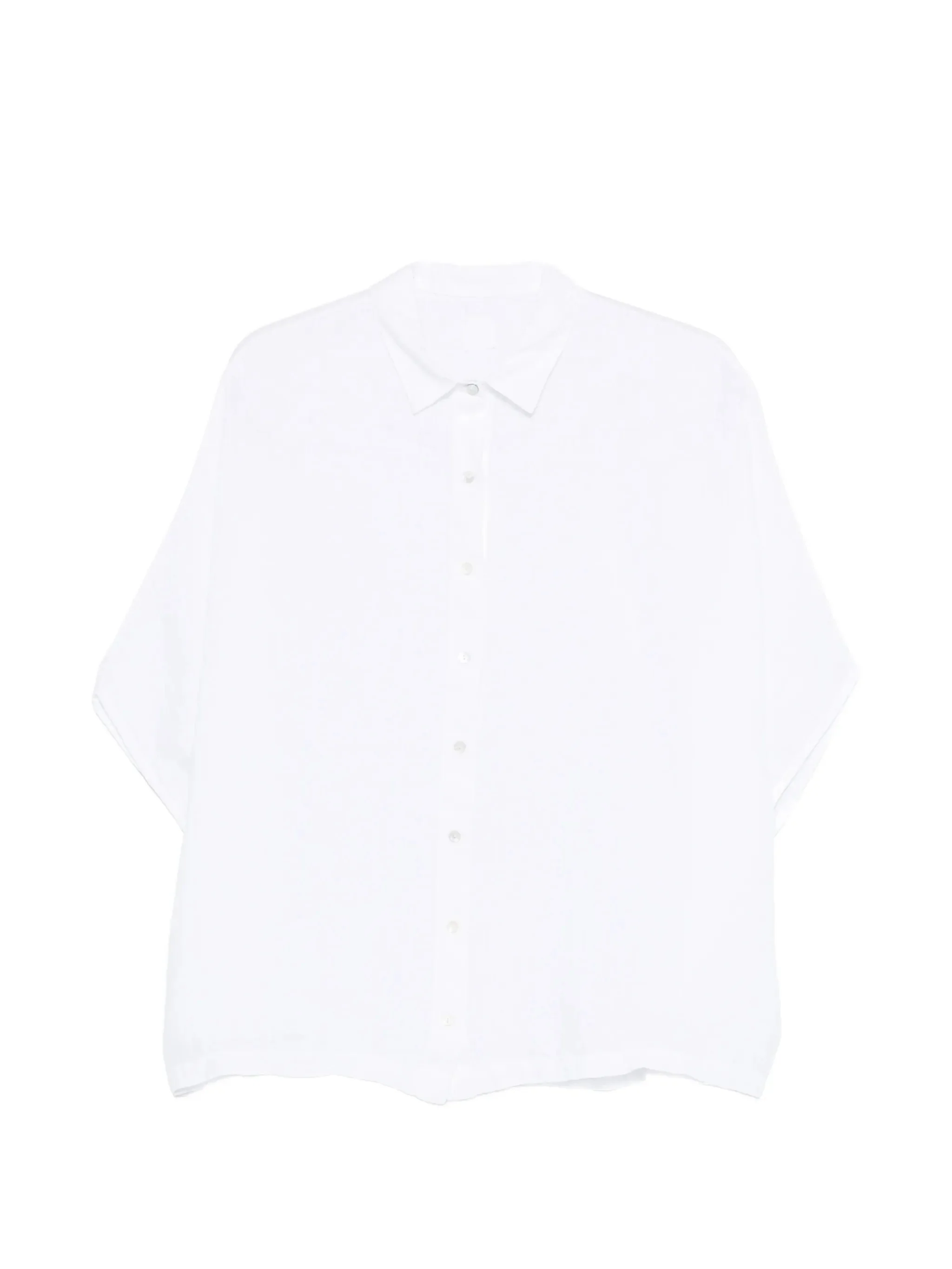 120% Lino Loose Fit Short Sleeve Linen Shirt