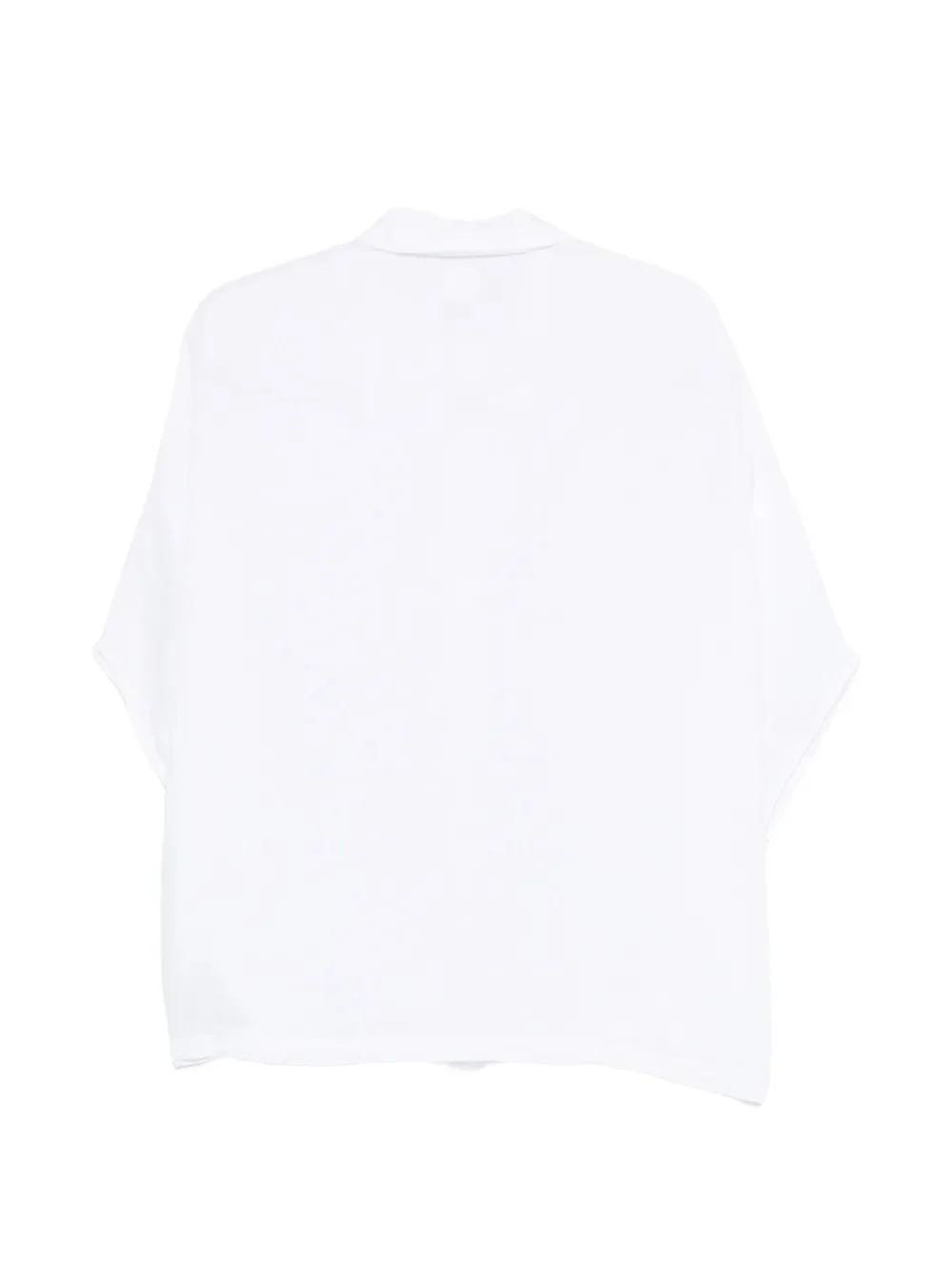 120% Lino Loose Fit Short Sleeve Linen Shirt - Image 2