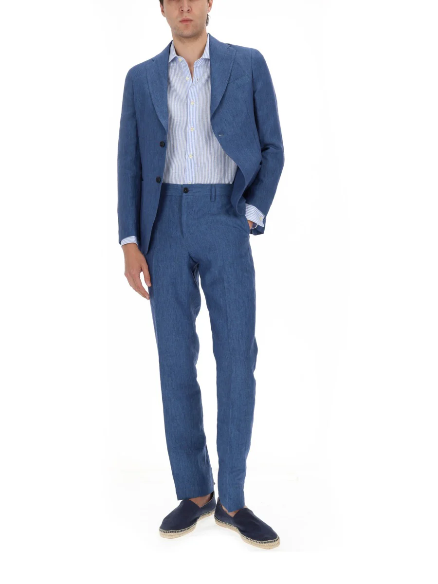120% Lino Men's 100% Linen Trousers - Image 2