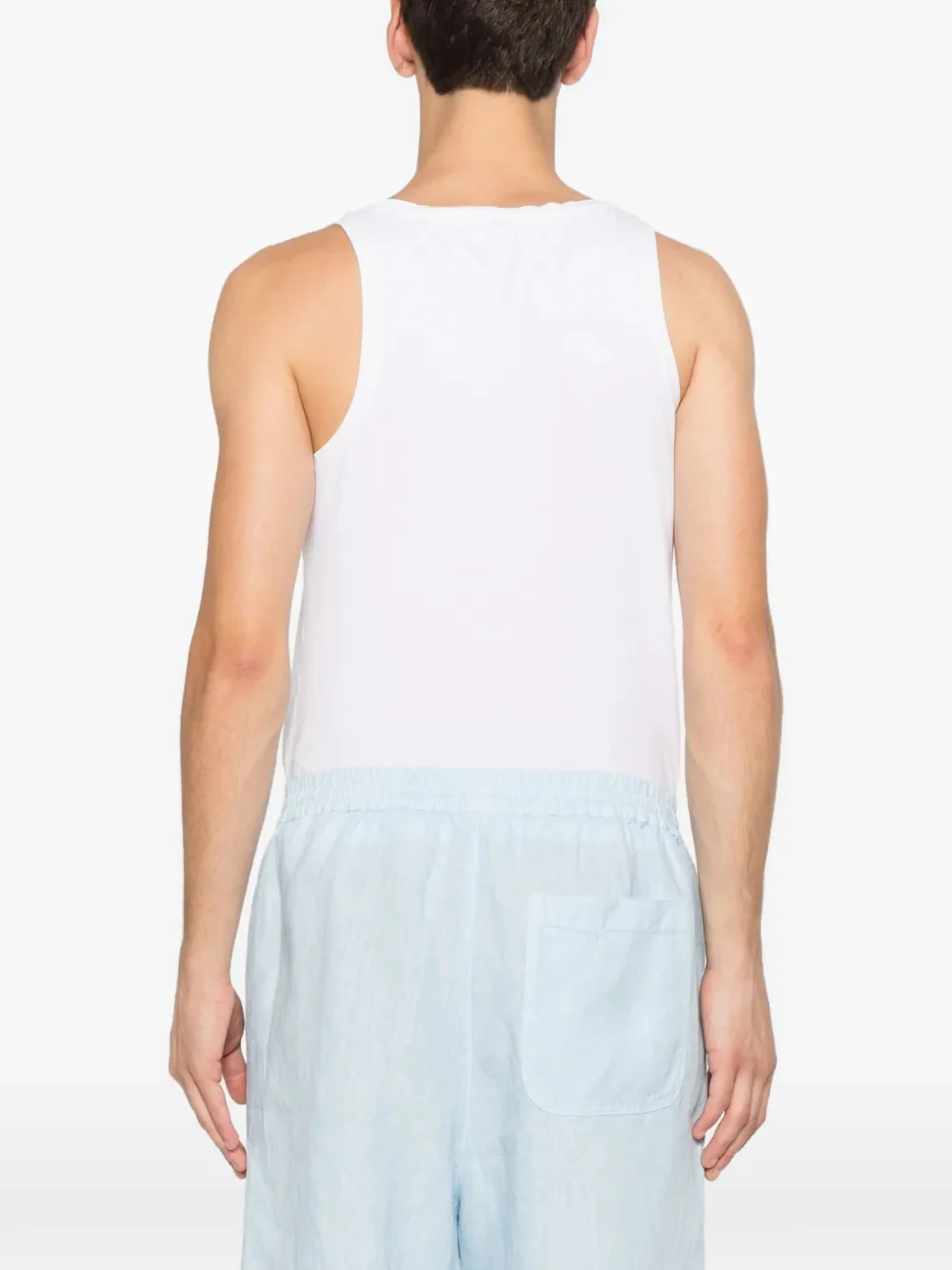 120% Lino Men's Linen Bermuda Shorts with Drawstring Waist - Size 33 - Image 4