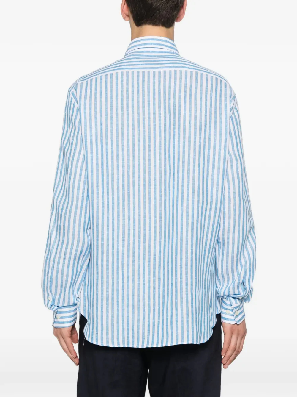 120% Lino Men's Relaxed Fit Linen Shirt - Image 4