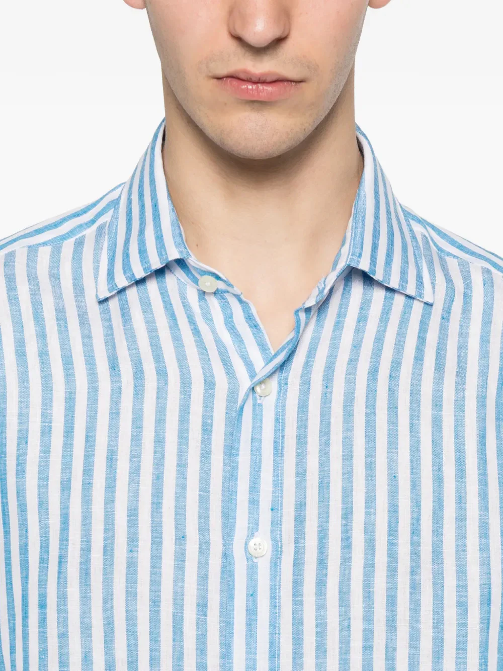 120% Lino Men's Relaxed Fit Linen Shirt - Image 5
