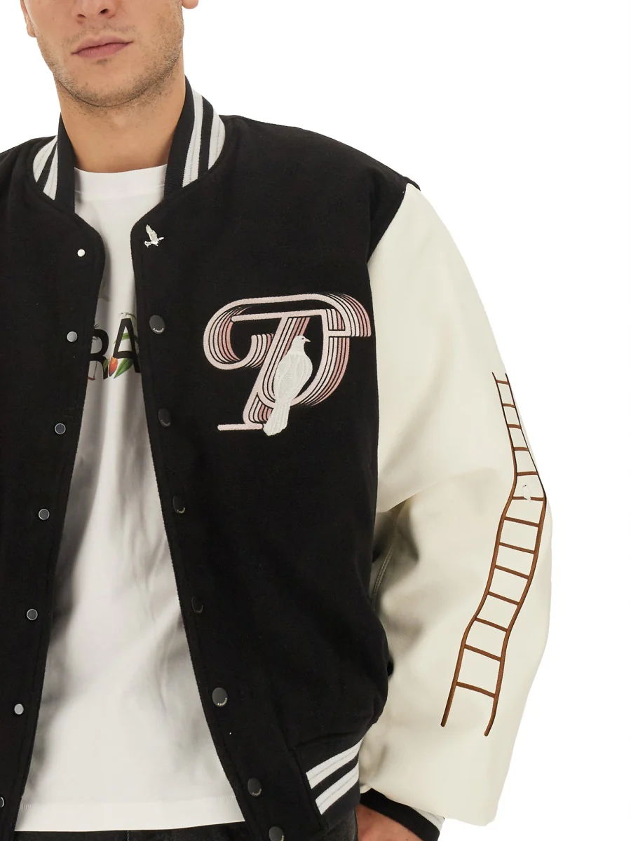 3.PARADIS Jacket with Embroidered Logo - Image 4