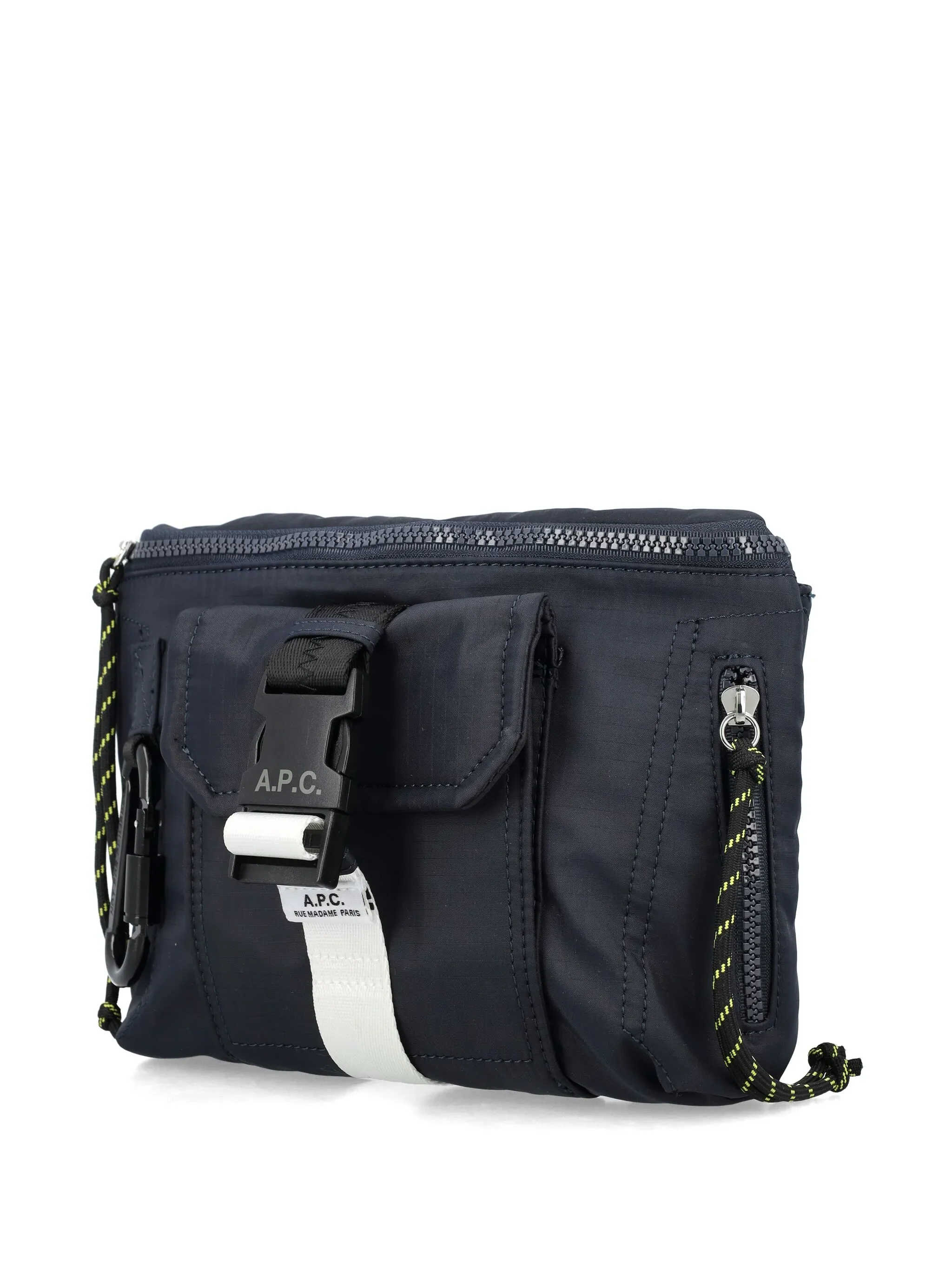 A.p.c. Belt Handbag with Logo Patch - Frontal Buckle Fastening - Image 4