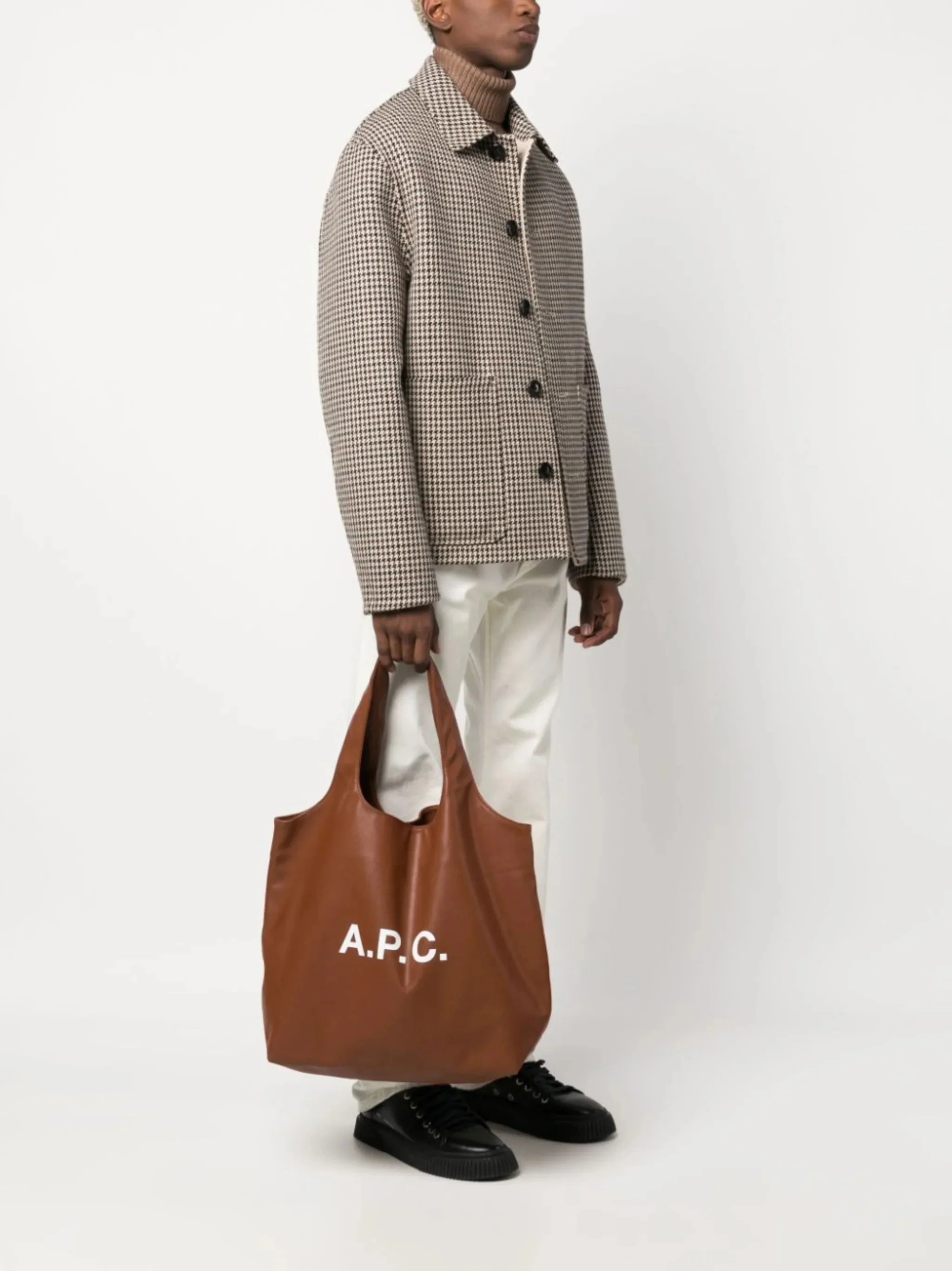 A.p.c. Chic Two Top Handles Tote Bag - W 51 x H 27 x D 17 cm - Image 2
