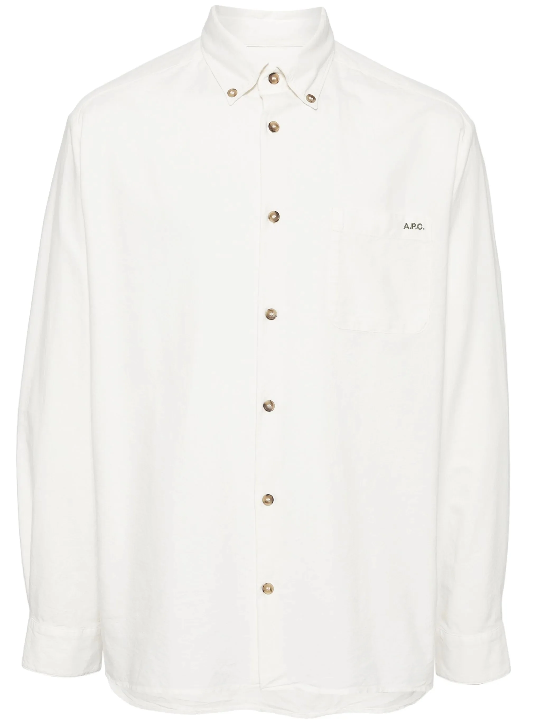 A.p.c. Classic Button-Down Shirt in Size M