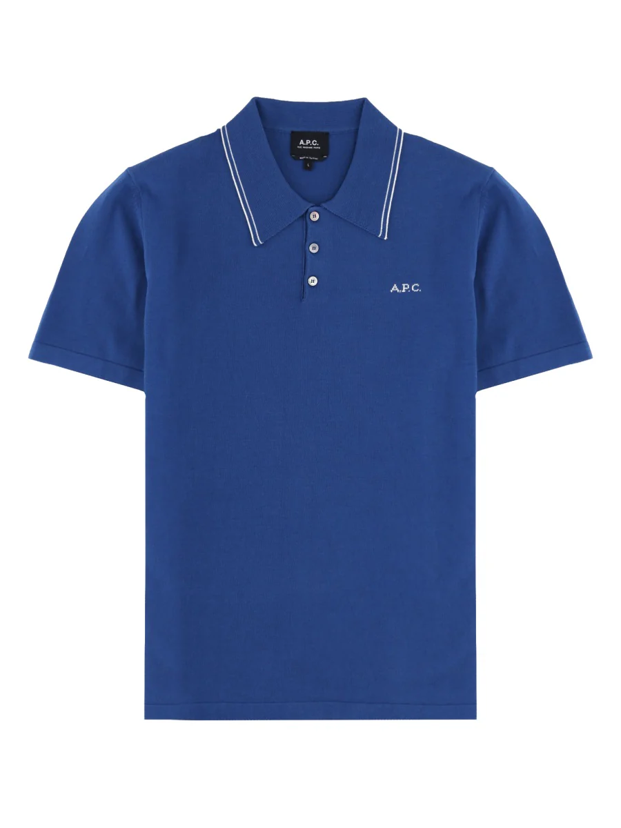 A.p.c. Classic Cotton Polo Shirt for Men - SS26