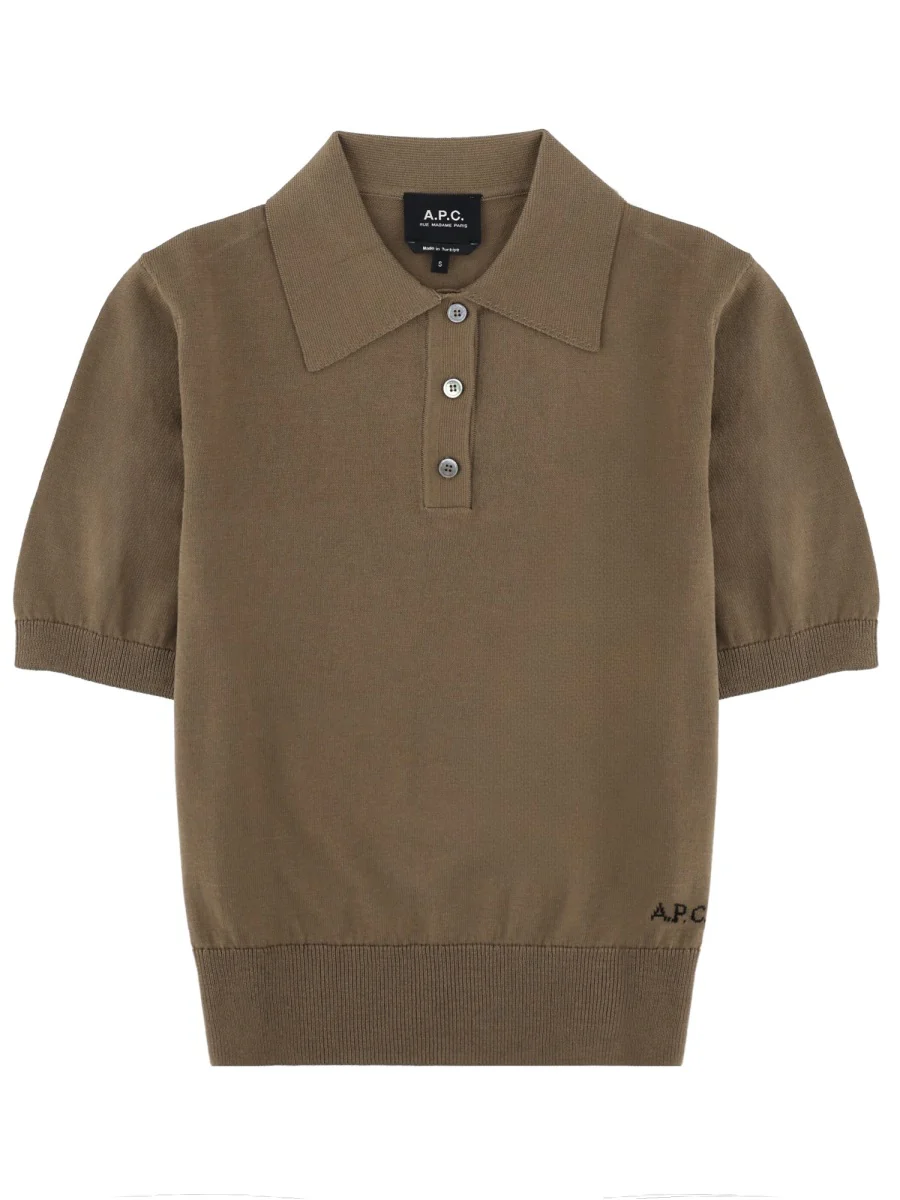A.P.C. Cotton Knit Polo