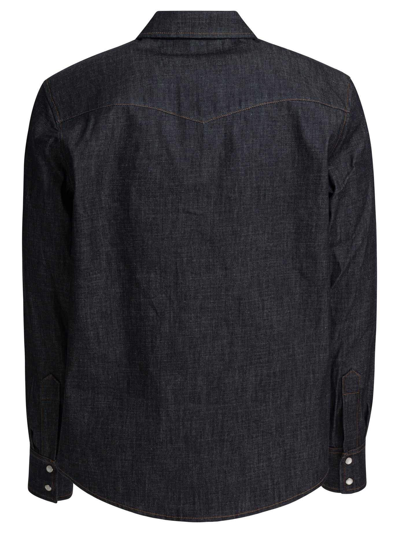 A.P.C. Denim Shirt, Regular Collar, Long Sleeves, Pockets with Buttons, Long Sleeves - Image 2