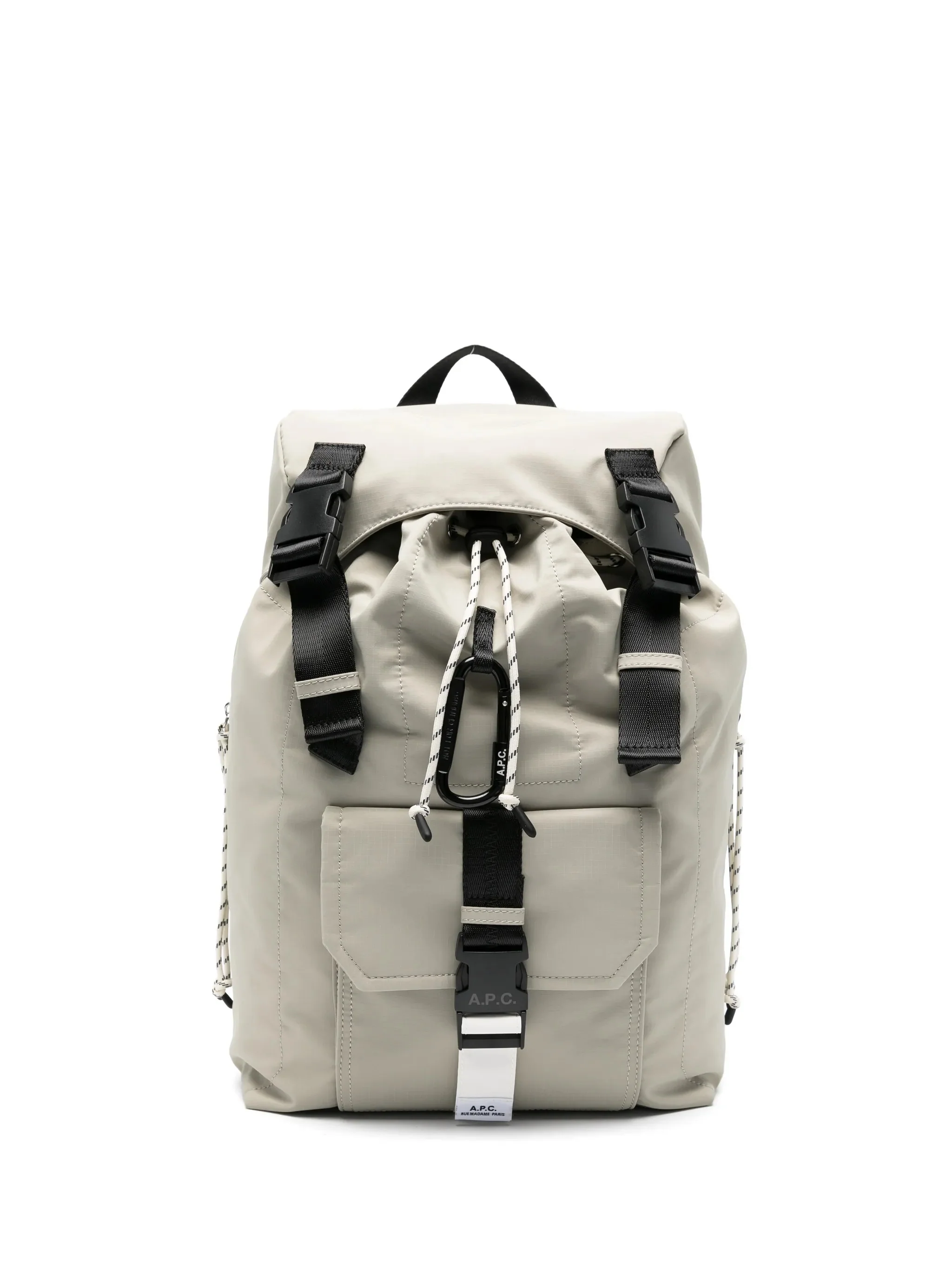 A.p.c. Durable Mini Backpack with Dual Buckle Closure - 45 x 30 x 14 cm