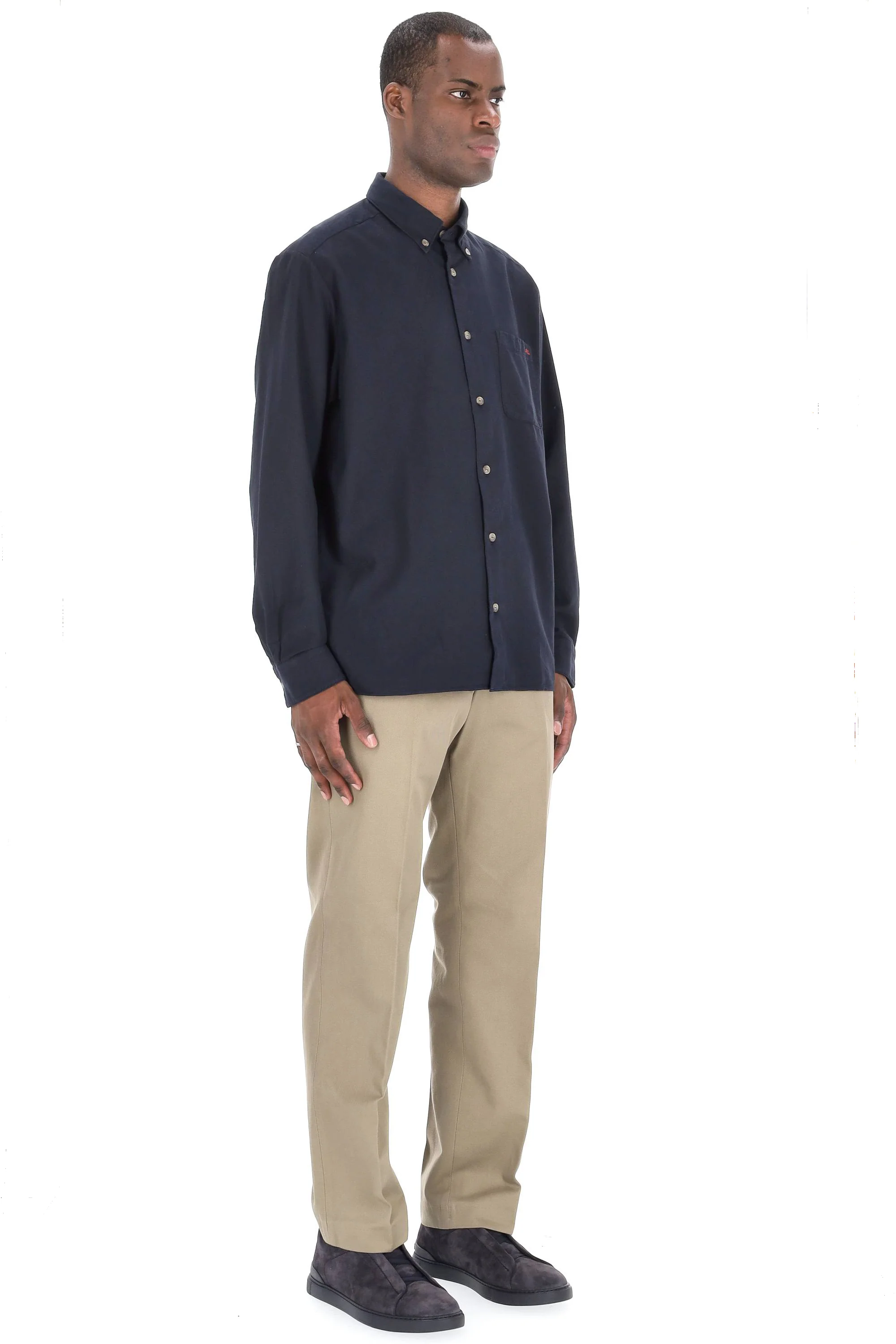 A.p.c. Essential Long Sleeve Shirt for Men - Image 3