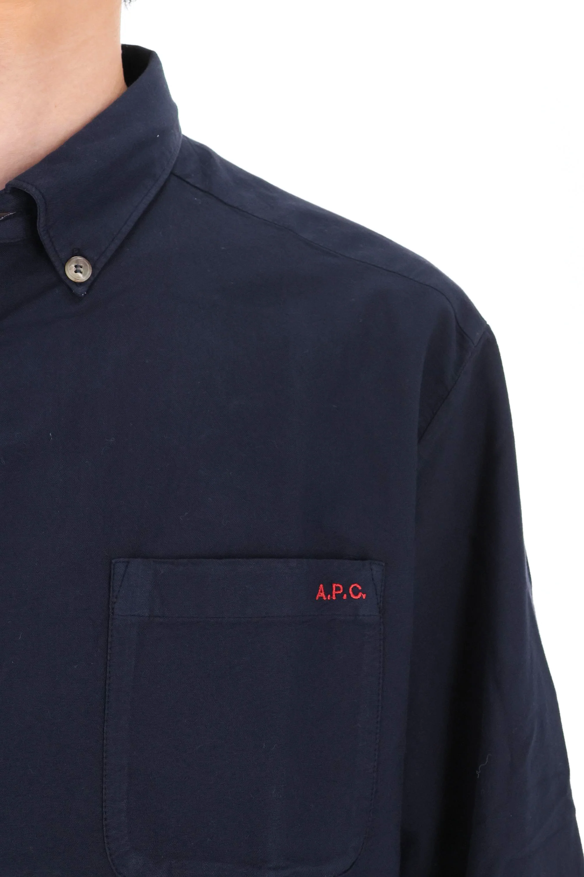 A.p.c. Essential Long Sleeve Shirt for Men - Image 5