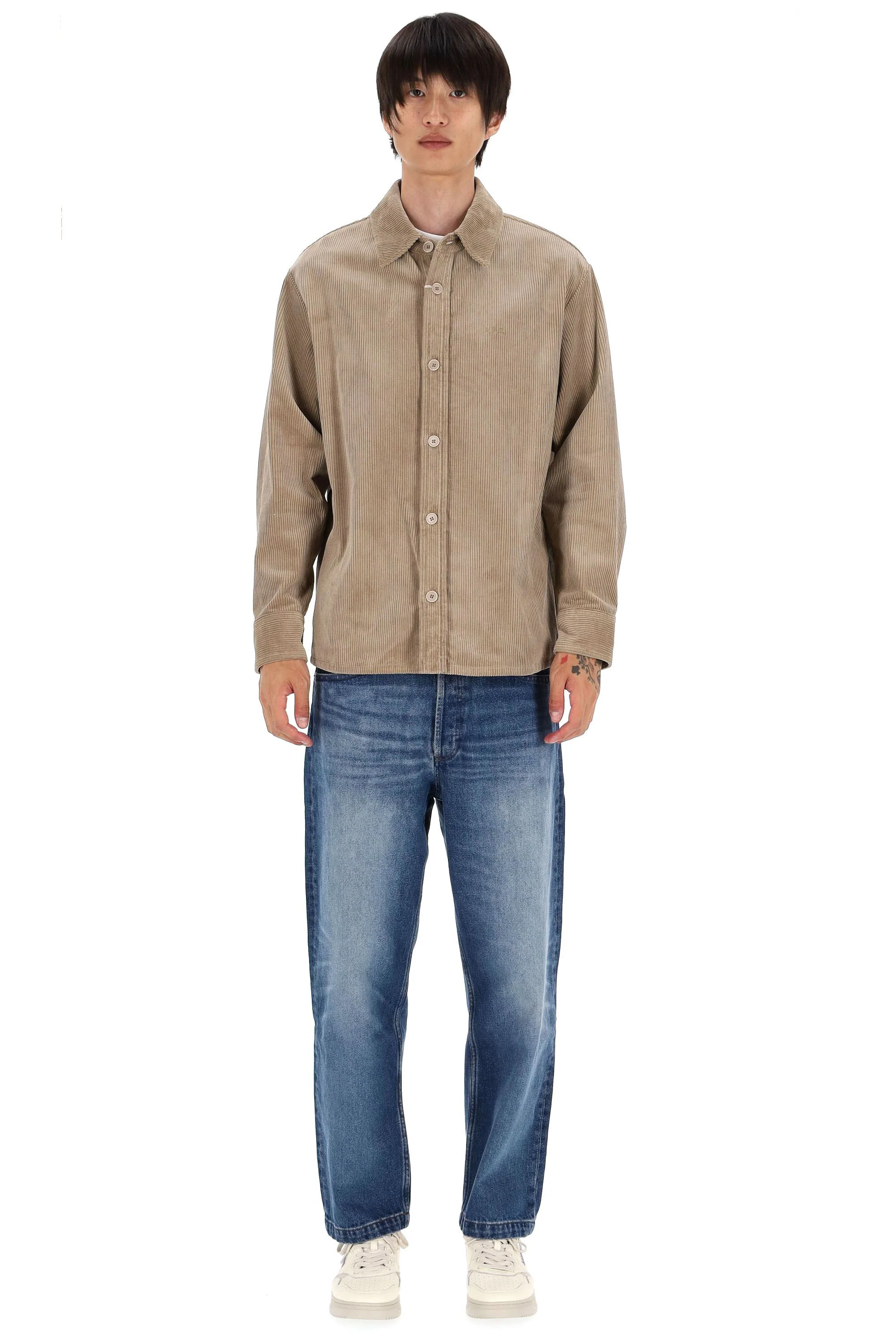 A.p.c. Essential Mini Button-Up Shirt for Men - Image 2