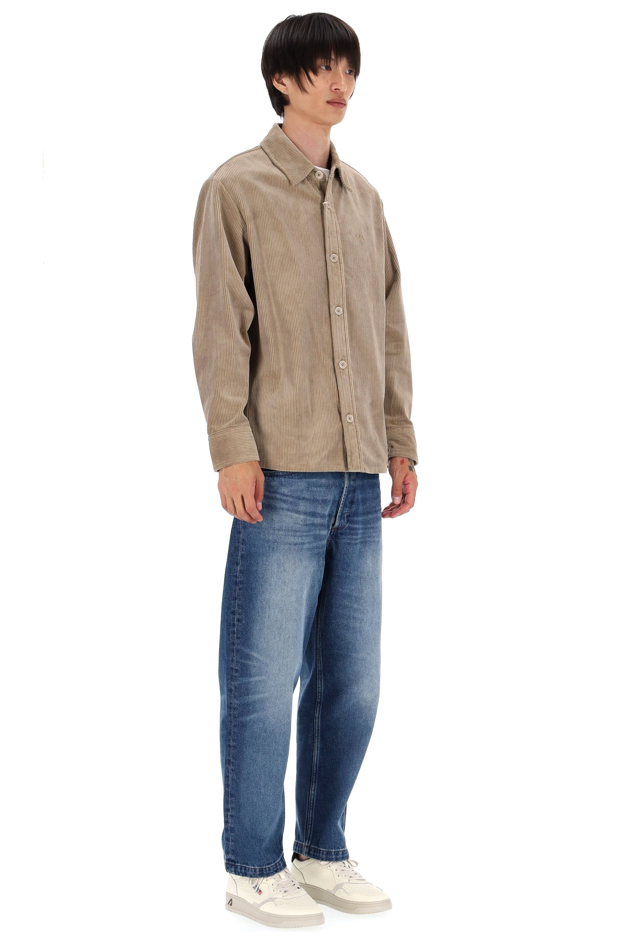 A.p.c. Essential Mini Button-Up Shirt for Men - Image 3