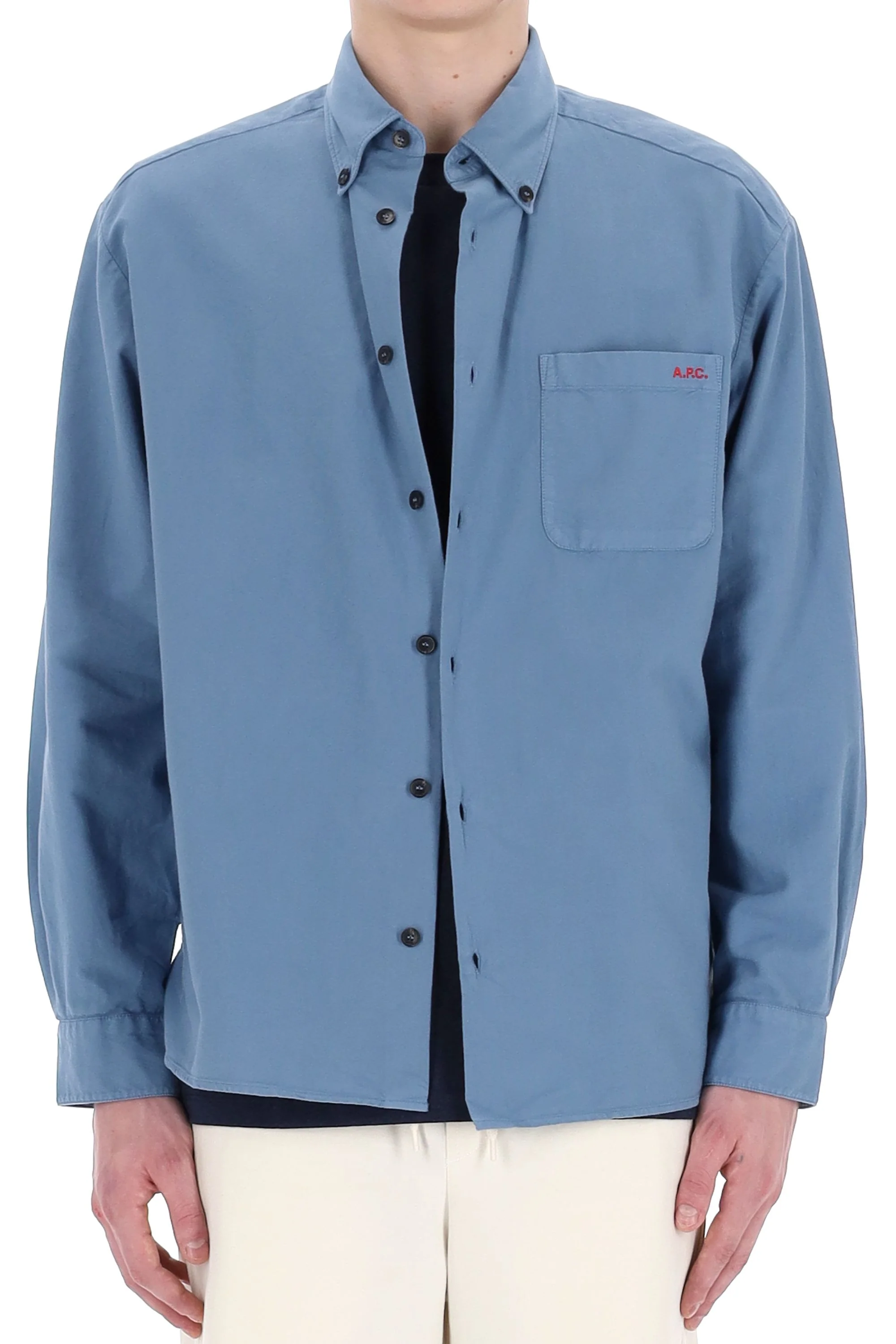 A.p.c. Essentials Button-Up Shirt for Men - Image 2