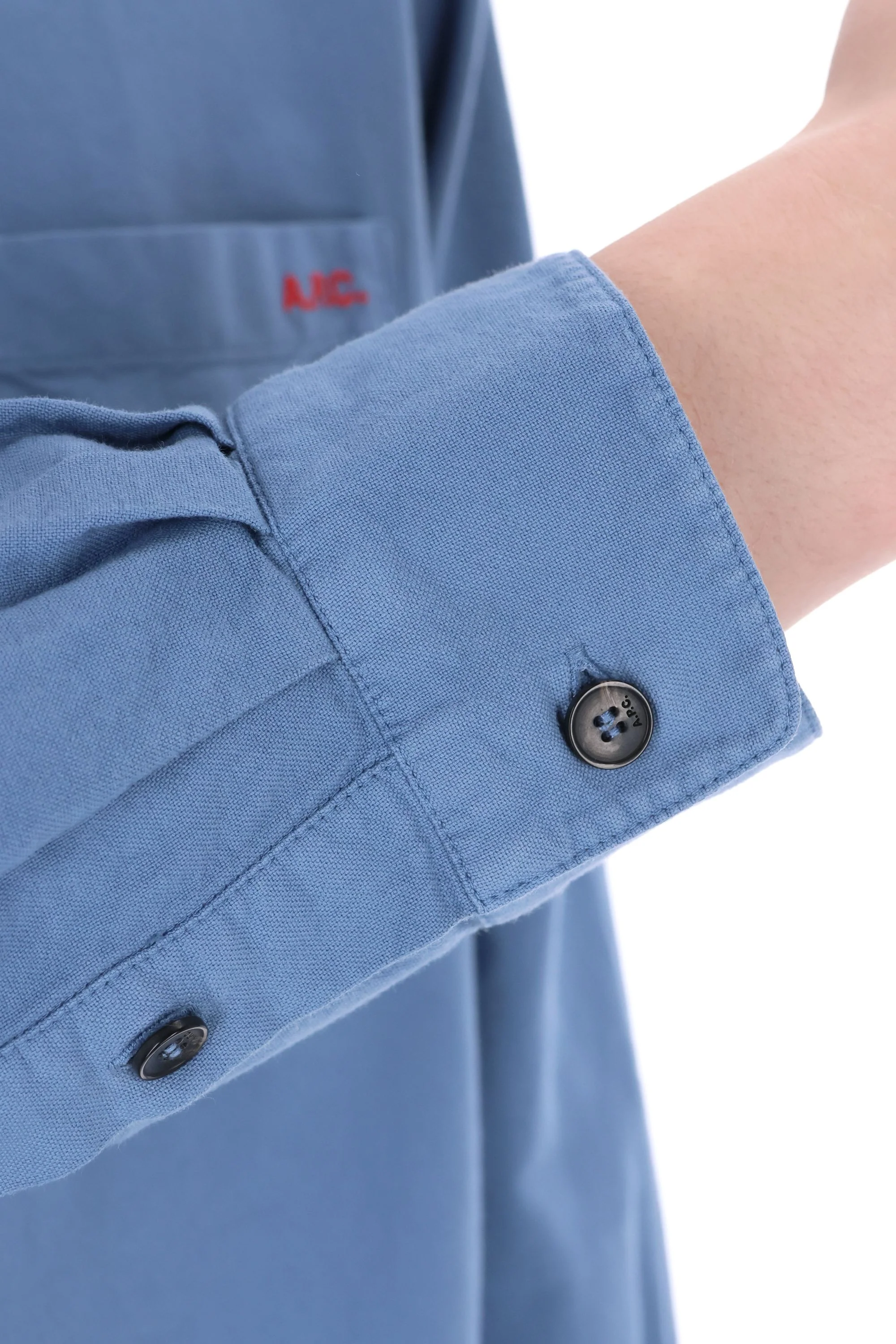 A.p.c. Essentials Button-Up Shirt for Men - Image 6