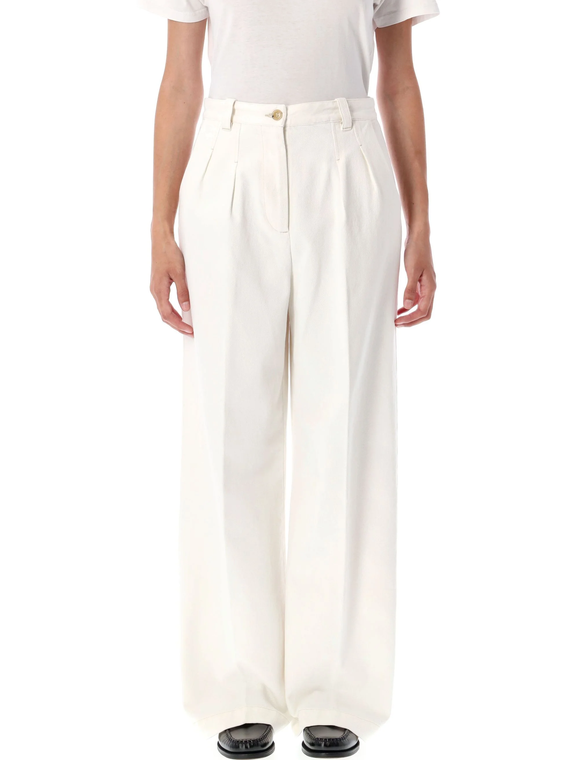 A.P.C. High-rise Wide-leg Trousers