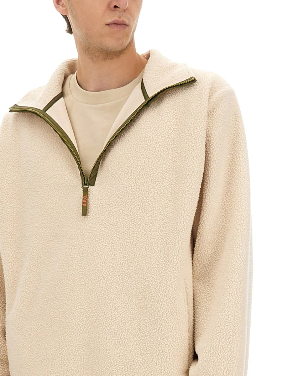 A.p.c. Men's Oversized Sweatshirt - Size L - Image 4