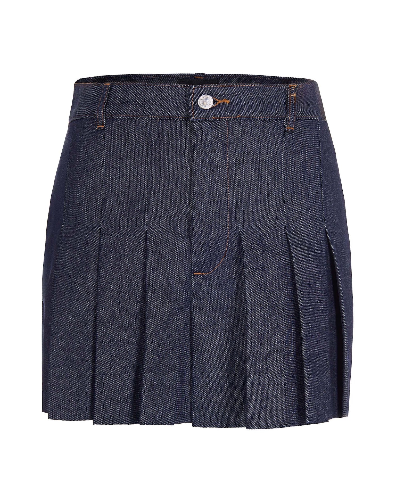 A.p.c. Pleated Panel Mini Skirt with Concealed Zip Closure - Size 36 - Image 5