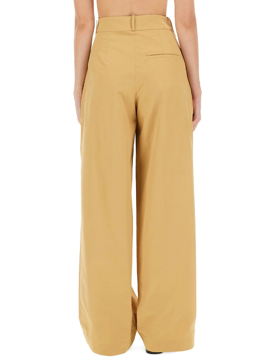 A.p.c. Straight Fit Organic Cotton Trousers - Image 3
