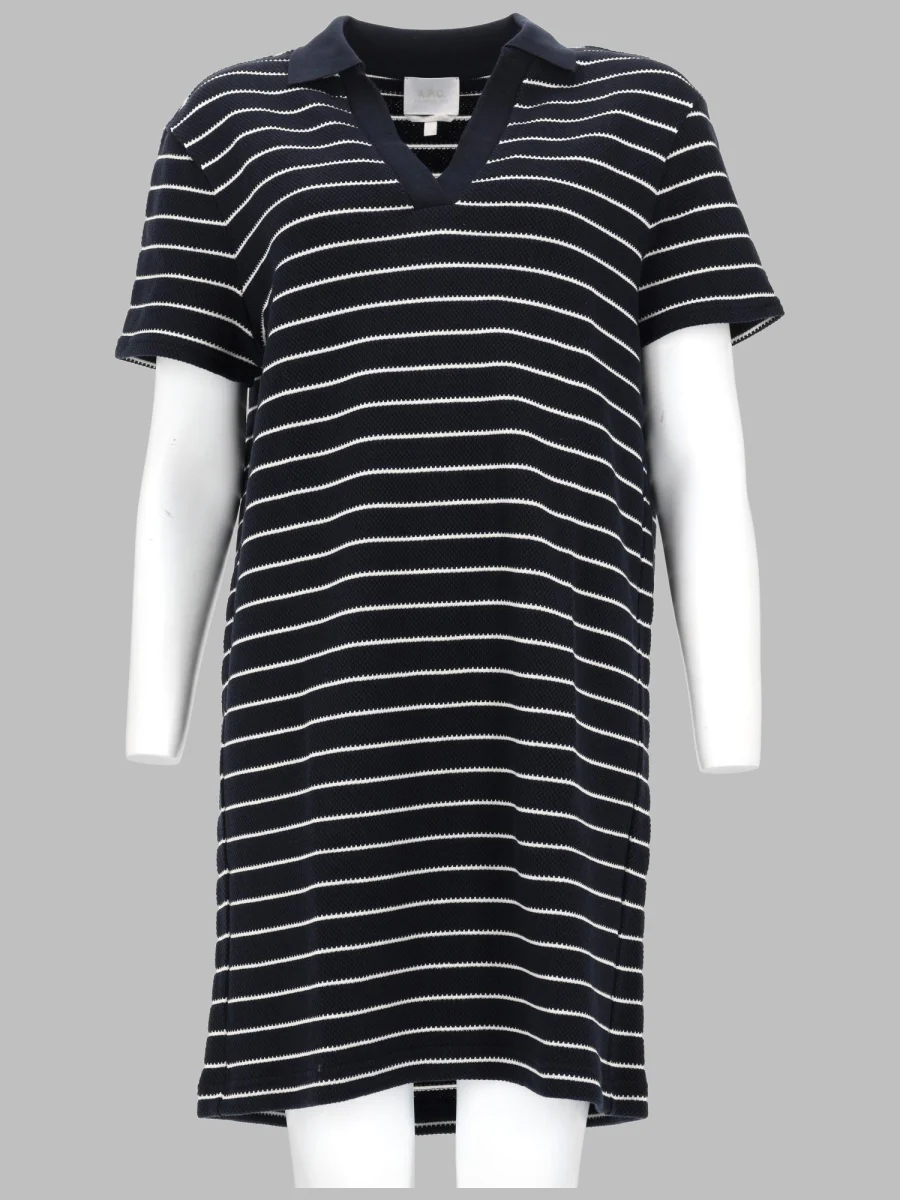 A.p.c. Striped Polo Dress for Women