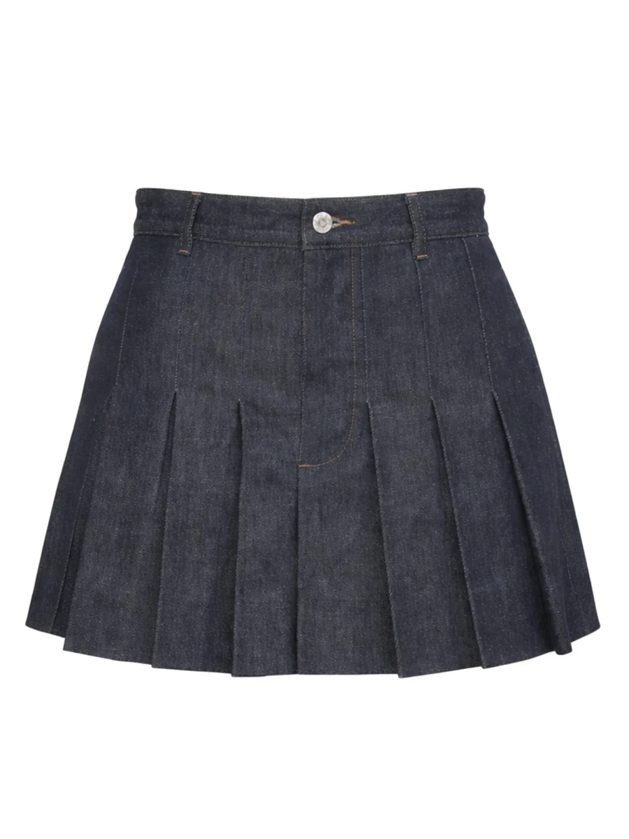 A.p.c. Stylish Pleated Mini Skirt