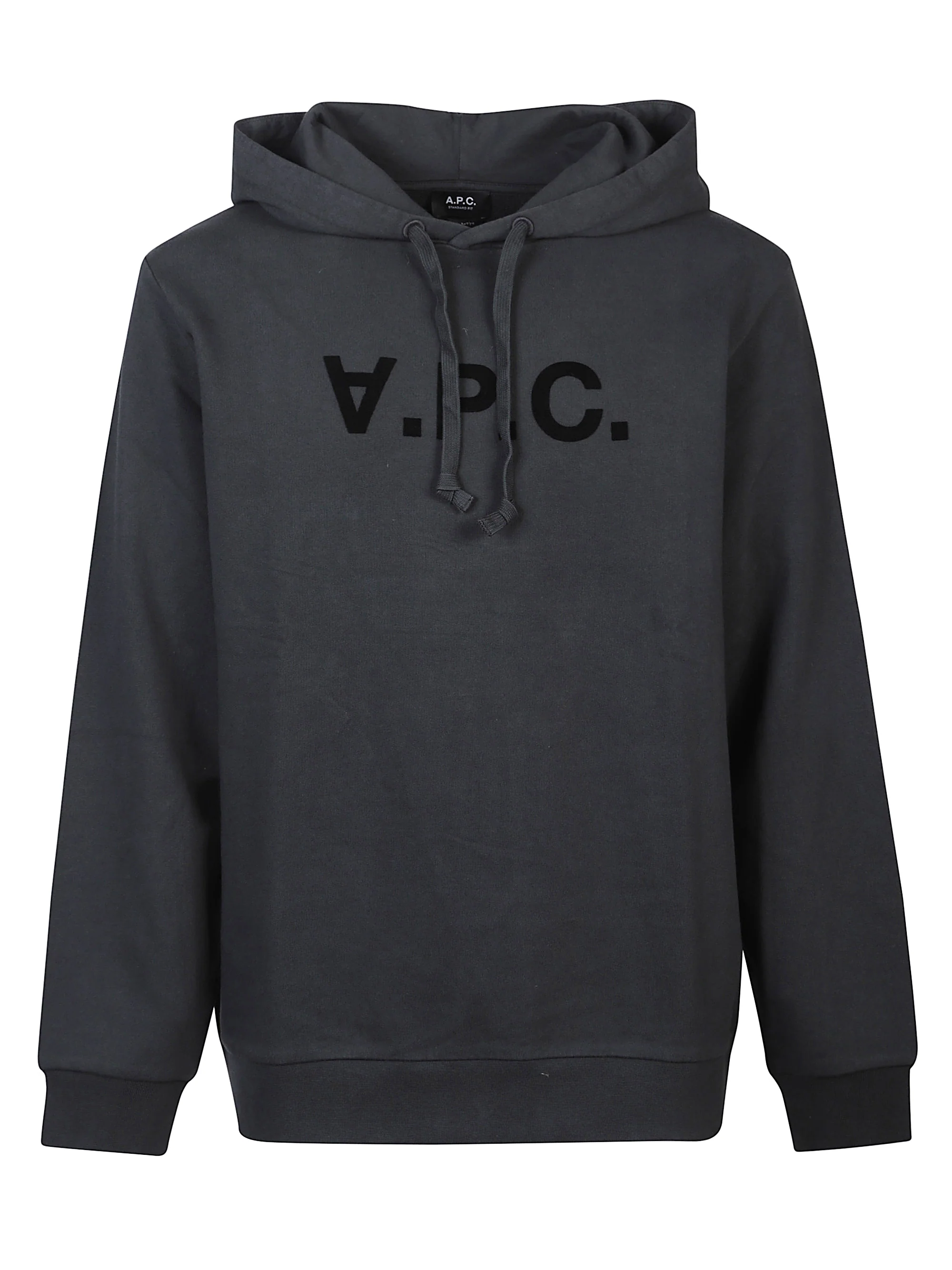 A.P.C. Velvet Logo Hoodie