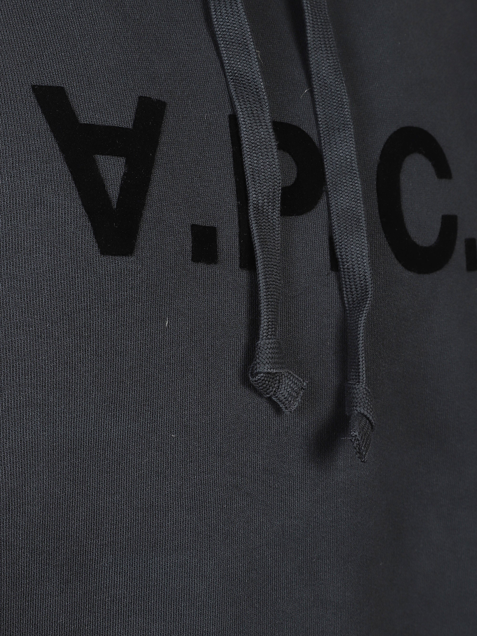 A.P.C. Velvet Logo Hoodie - Image 3