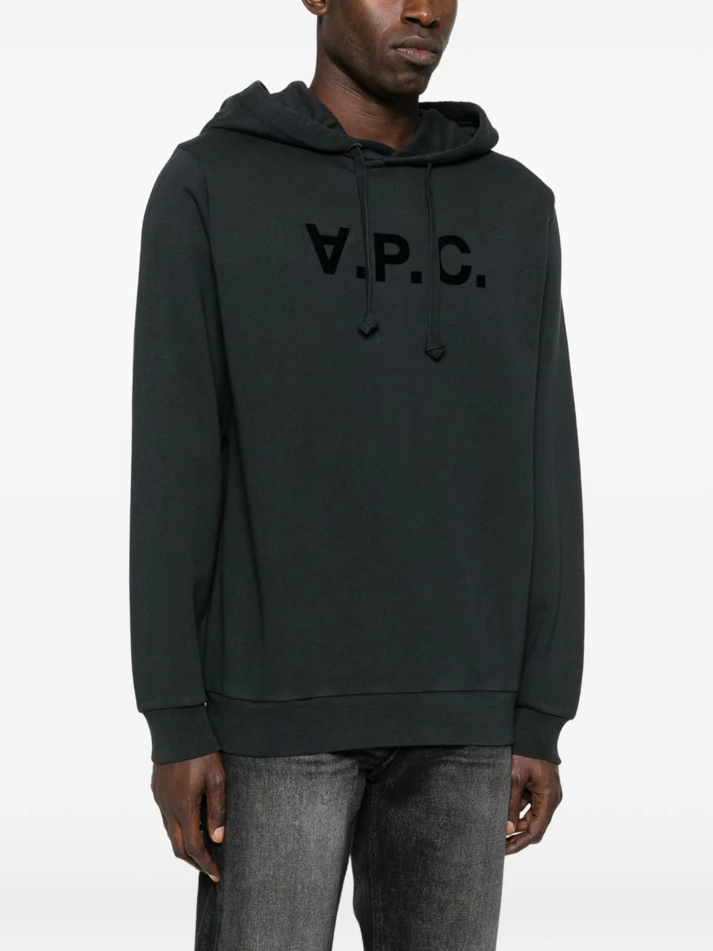 A.P.C. Velvet Logo Hoodie - Image 6