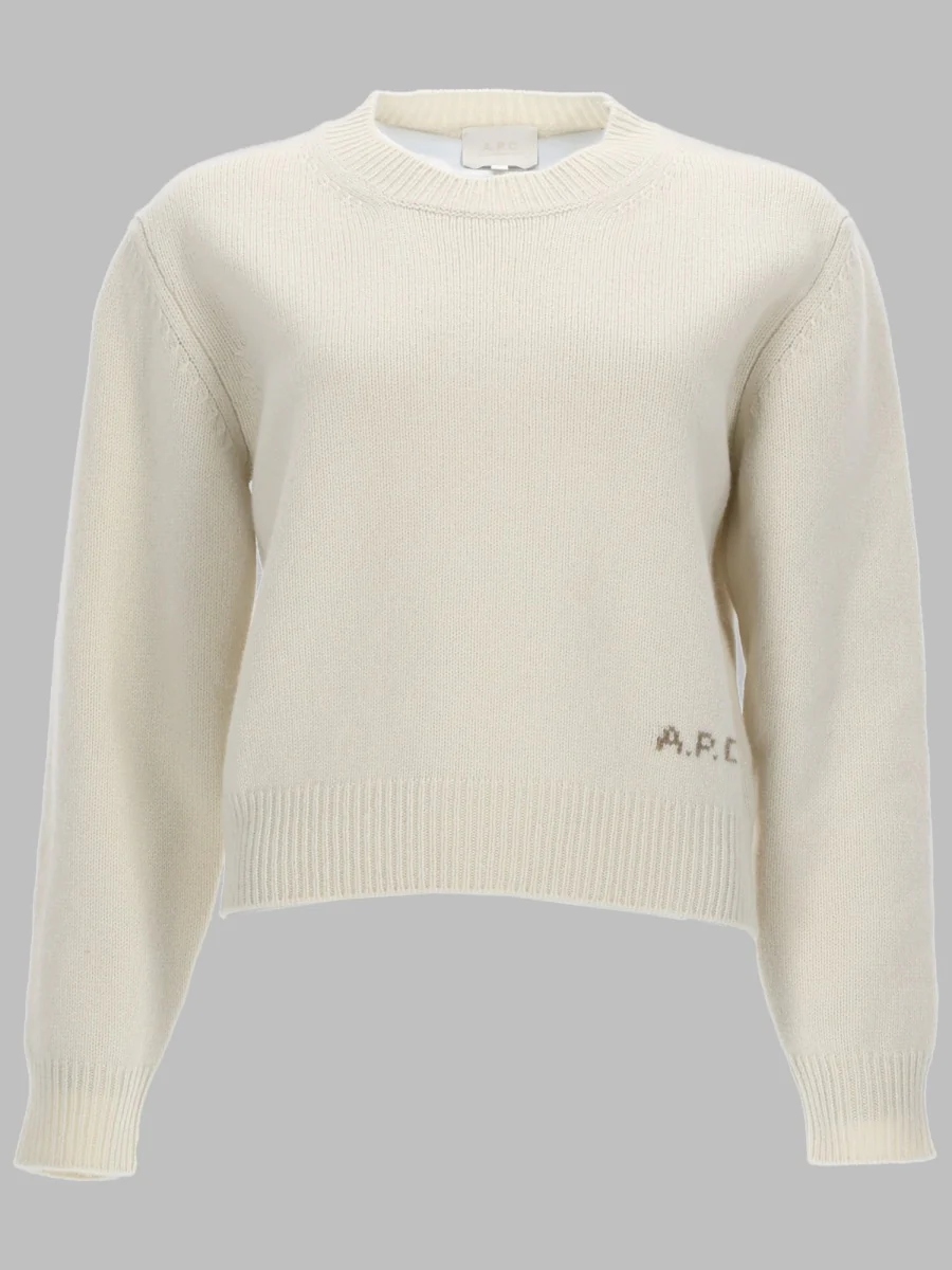 A.p.c. Wool Logo Sweater for Women - Anna Style