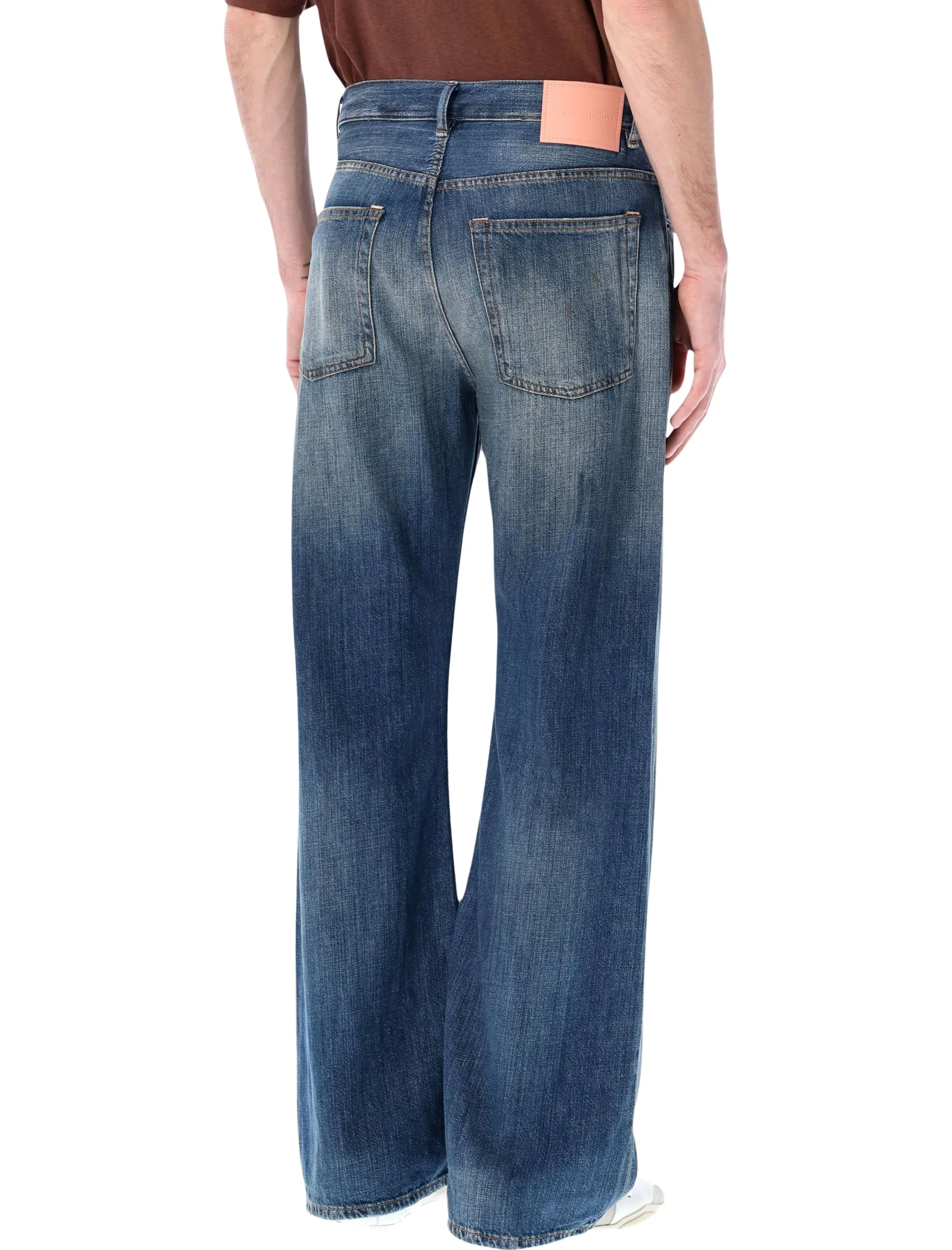 Acne Studios Authentic Vintage-Inspired Jeans with Mid Waist and Straight Leg - Image 2