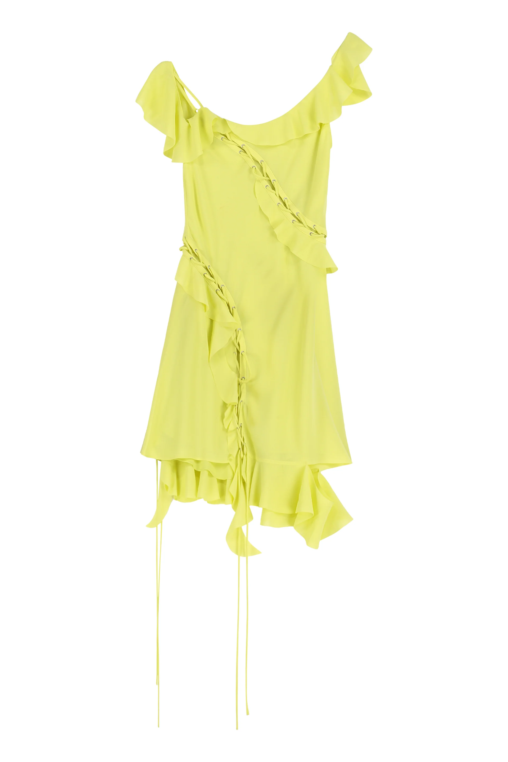 ACNE STUDIOS Lace-trim Mini Dress - Image 3