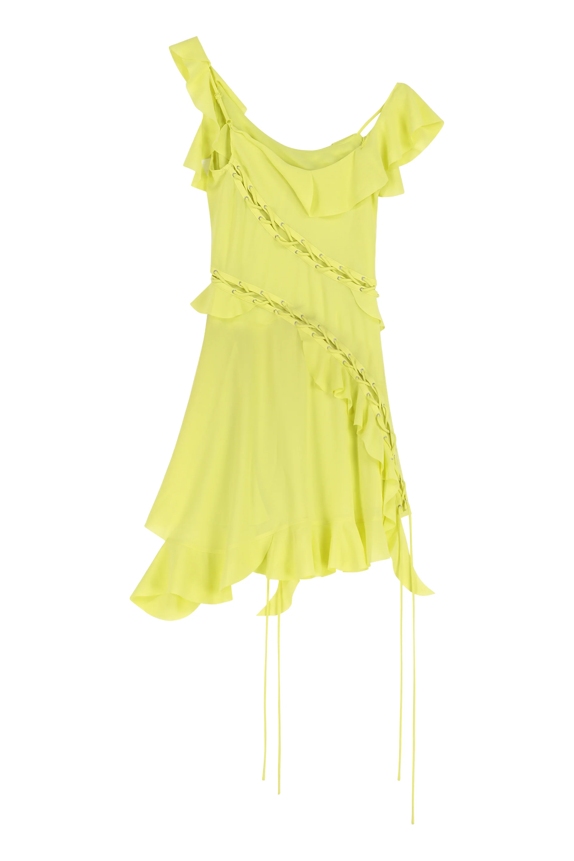 ACNE STUDIOS Lace-trim Mini Dress - Image 4