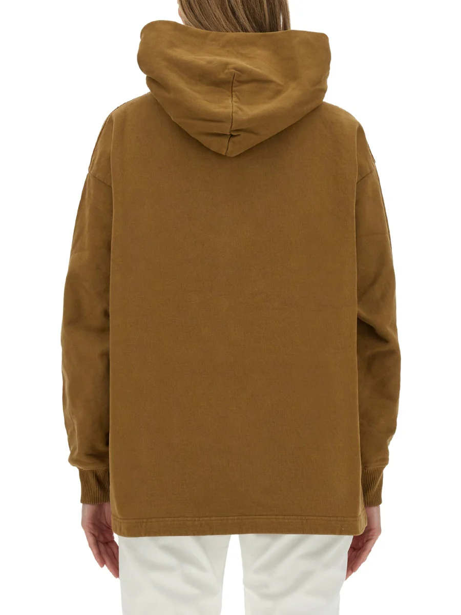 ACNE STUDIOS Logo-print Drop-shoulder Hoodie - Image 3