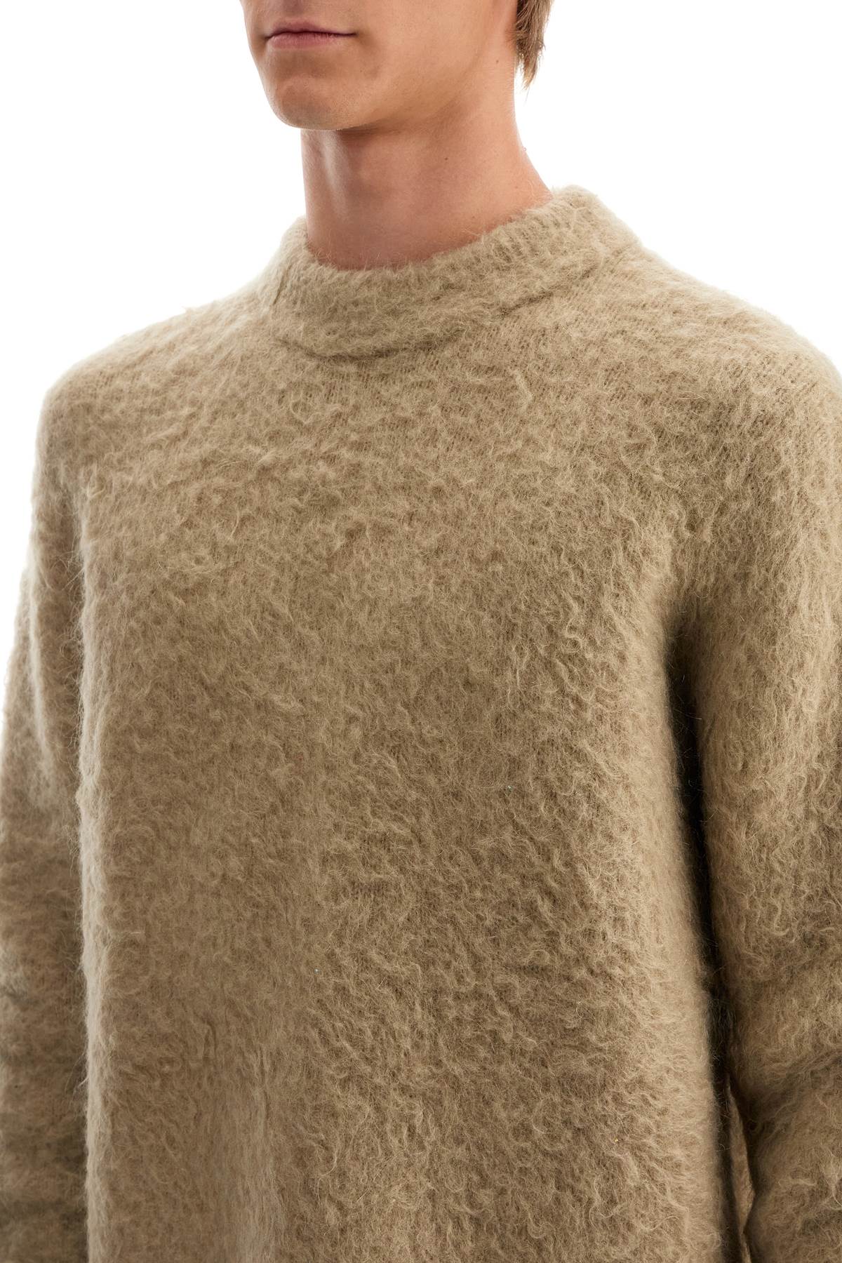 Acne Studios Regular Fit Wool Blend T-Shirt - Image 4