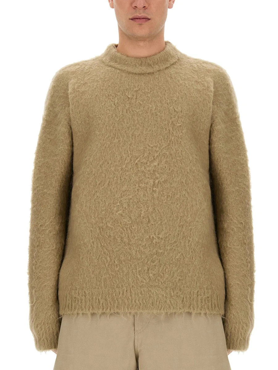 Acne Studios Regular Fit Wool Blend T-Shirt - Image 5