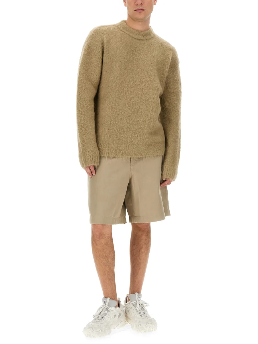 Acne Studios Regular Fit Wool Blend T-Shirt - Image 6