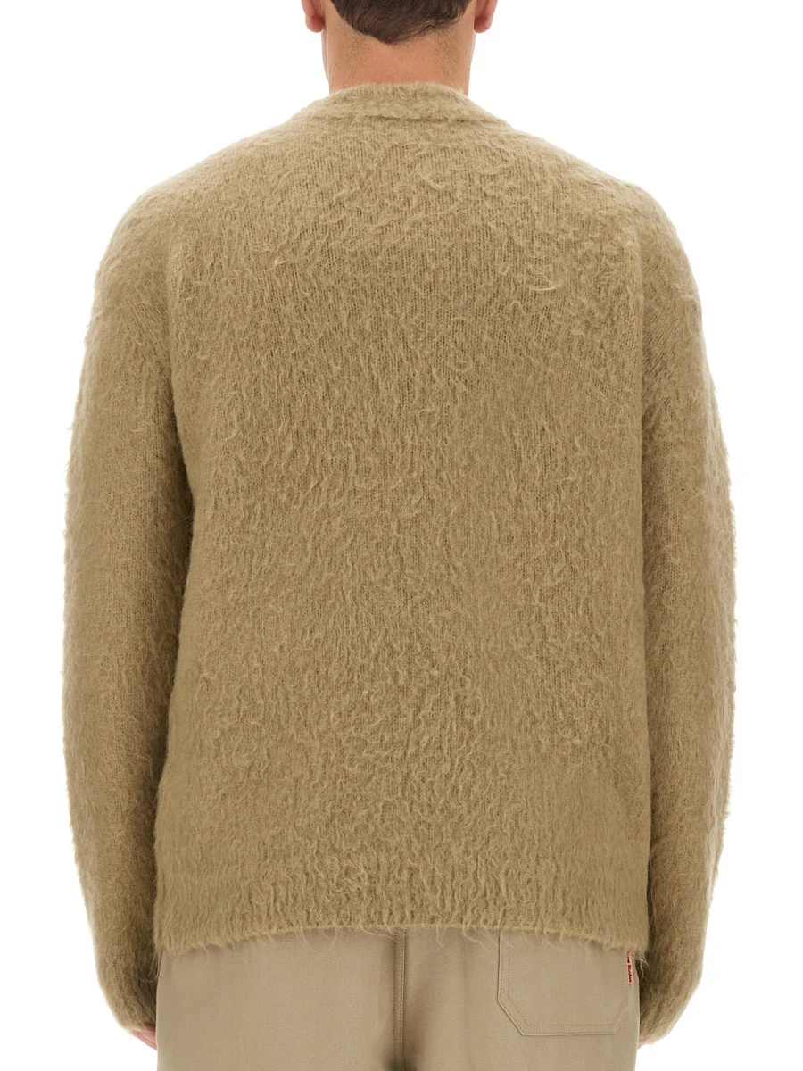 Acne Studios Regular Fit Wool Blend T-Shirt - Image 7