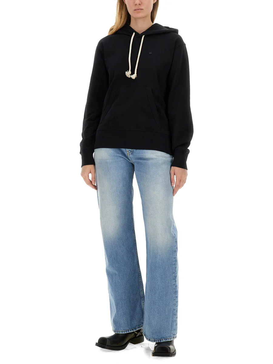 Acne Studios Women's Sweatshirt with 'Face' Patch - Image 6