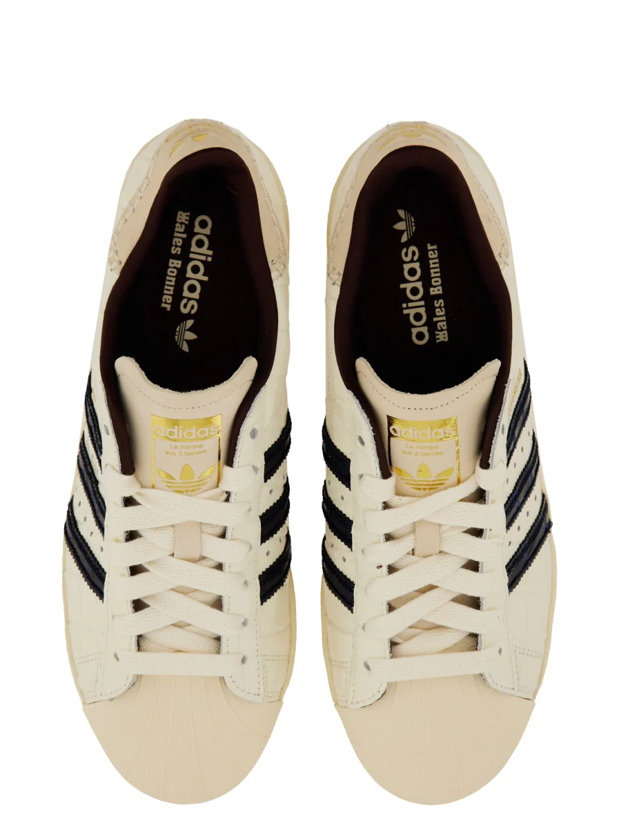 ADIDAS X WALES BONNER Men's Superstar Croc-Embossed Leather Sneakers - Image 5