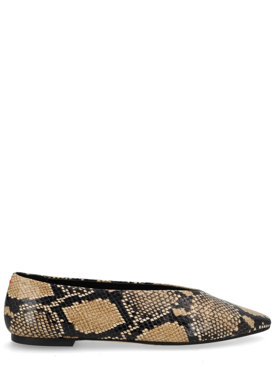 AEYDE Animal-print Ballet Flats